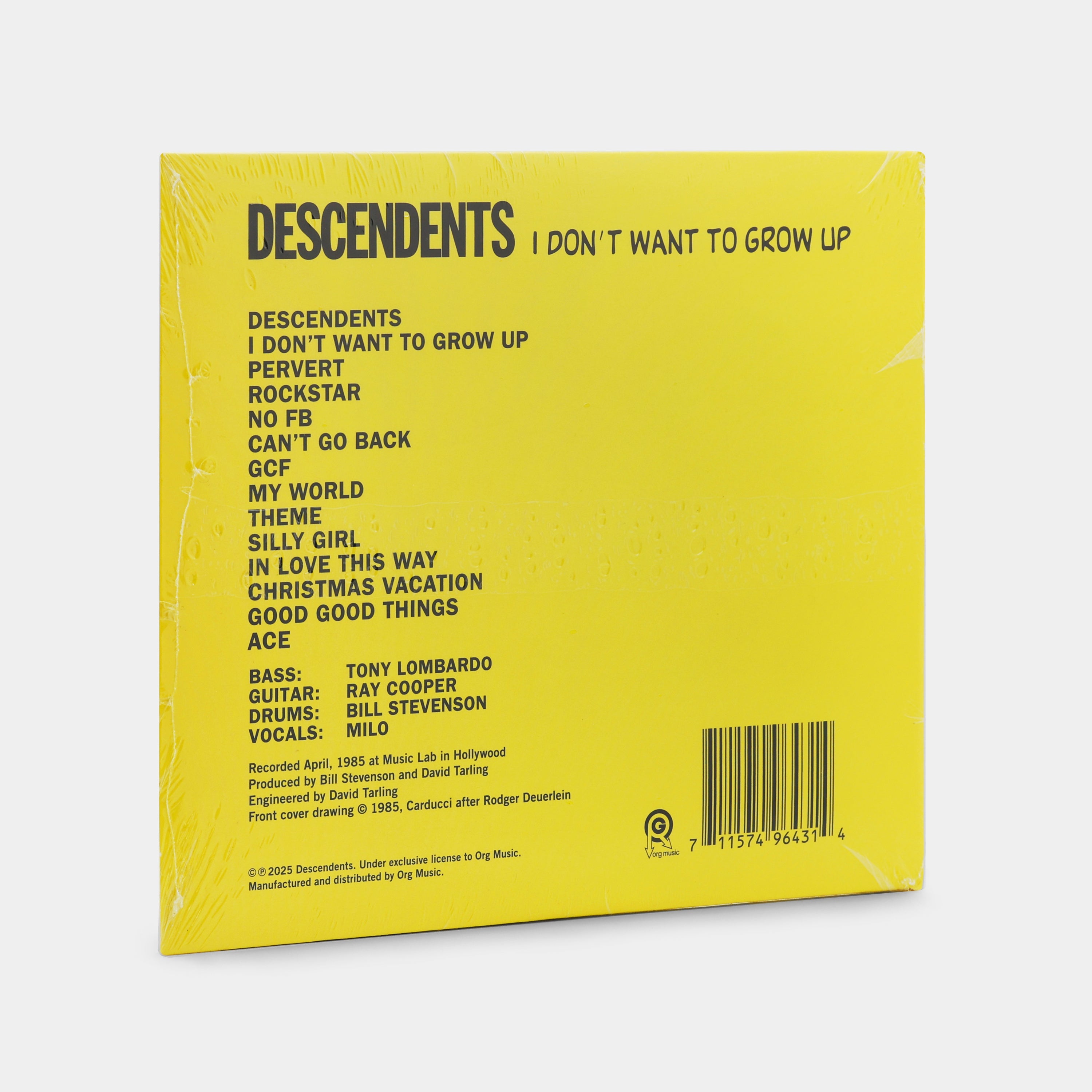 Descendents - I Don't Want To Grow Up CD – Retrospekt