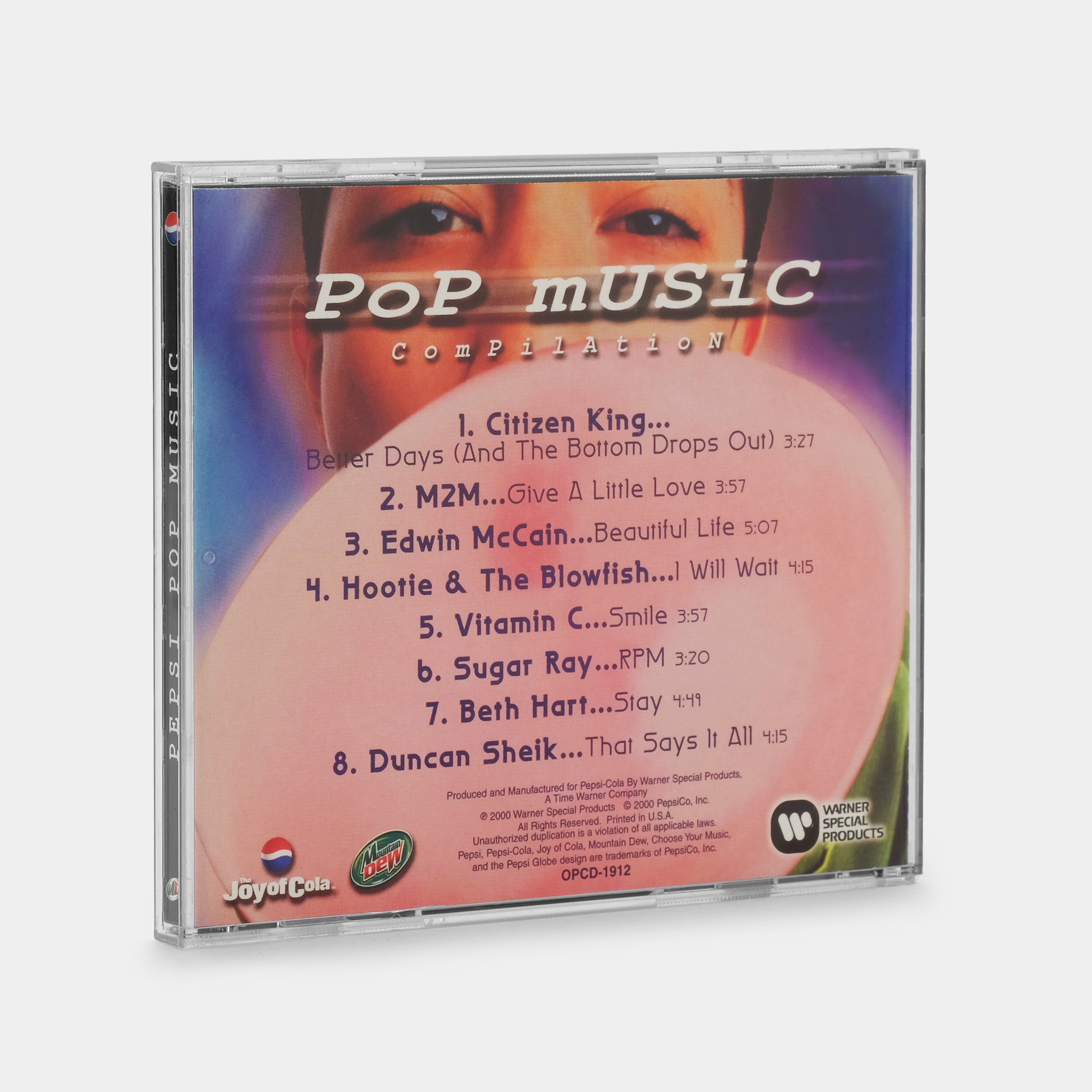 Pepsi Pop Music Compilation CD