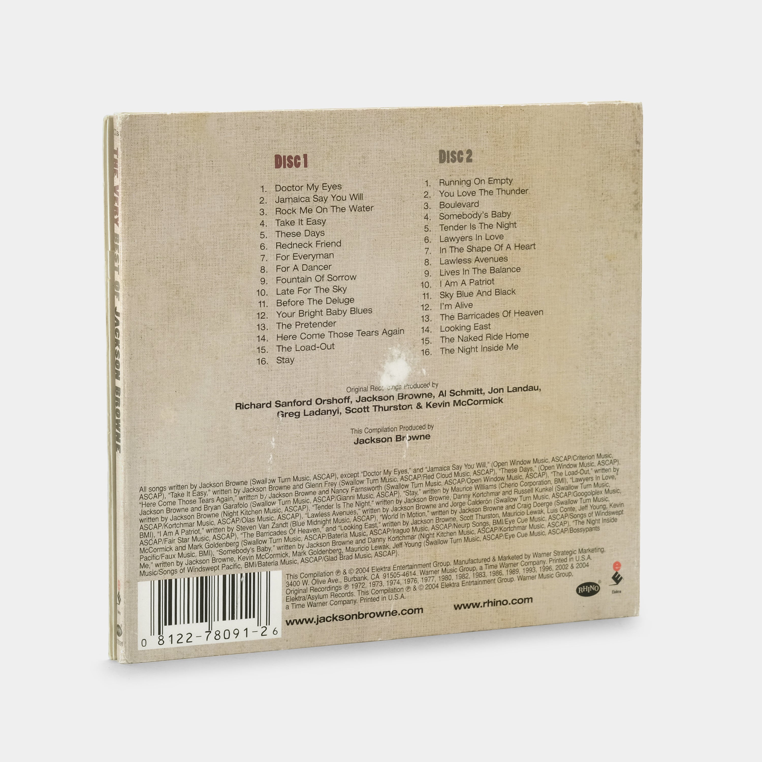 Jackson Browne - The Very Best Of Jackson Browne 2xCD