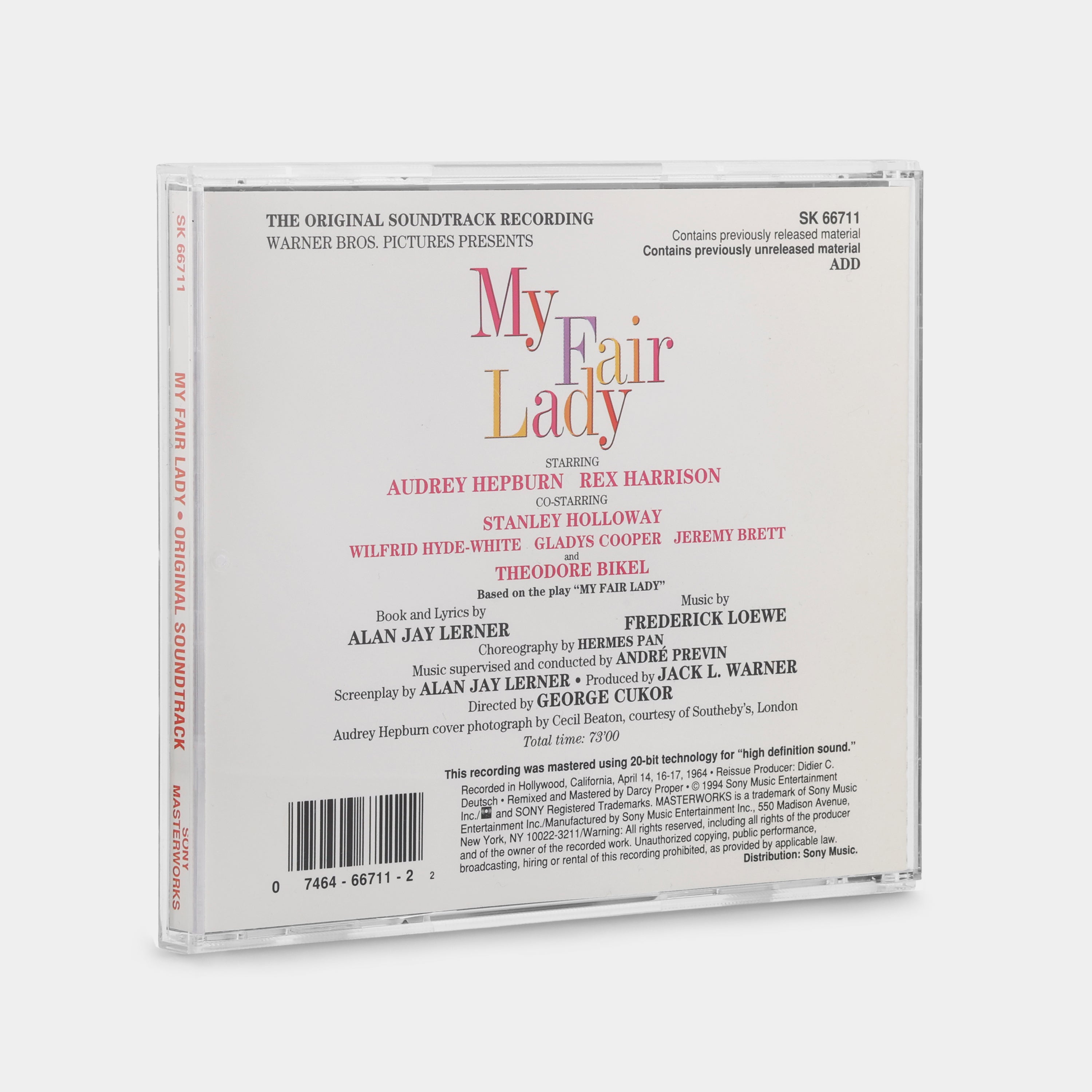 Audrey Hepburn & Rex Harrison - My Fair Lady (Original Soundtrack) CD