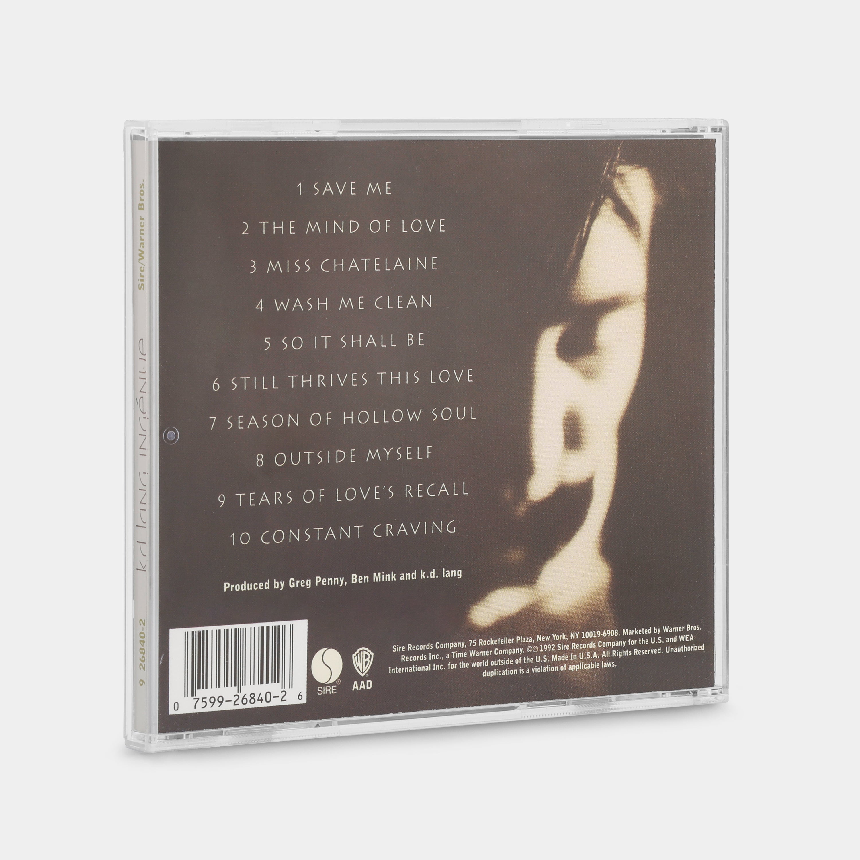 k.d. lang - Ingénue CD