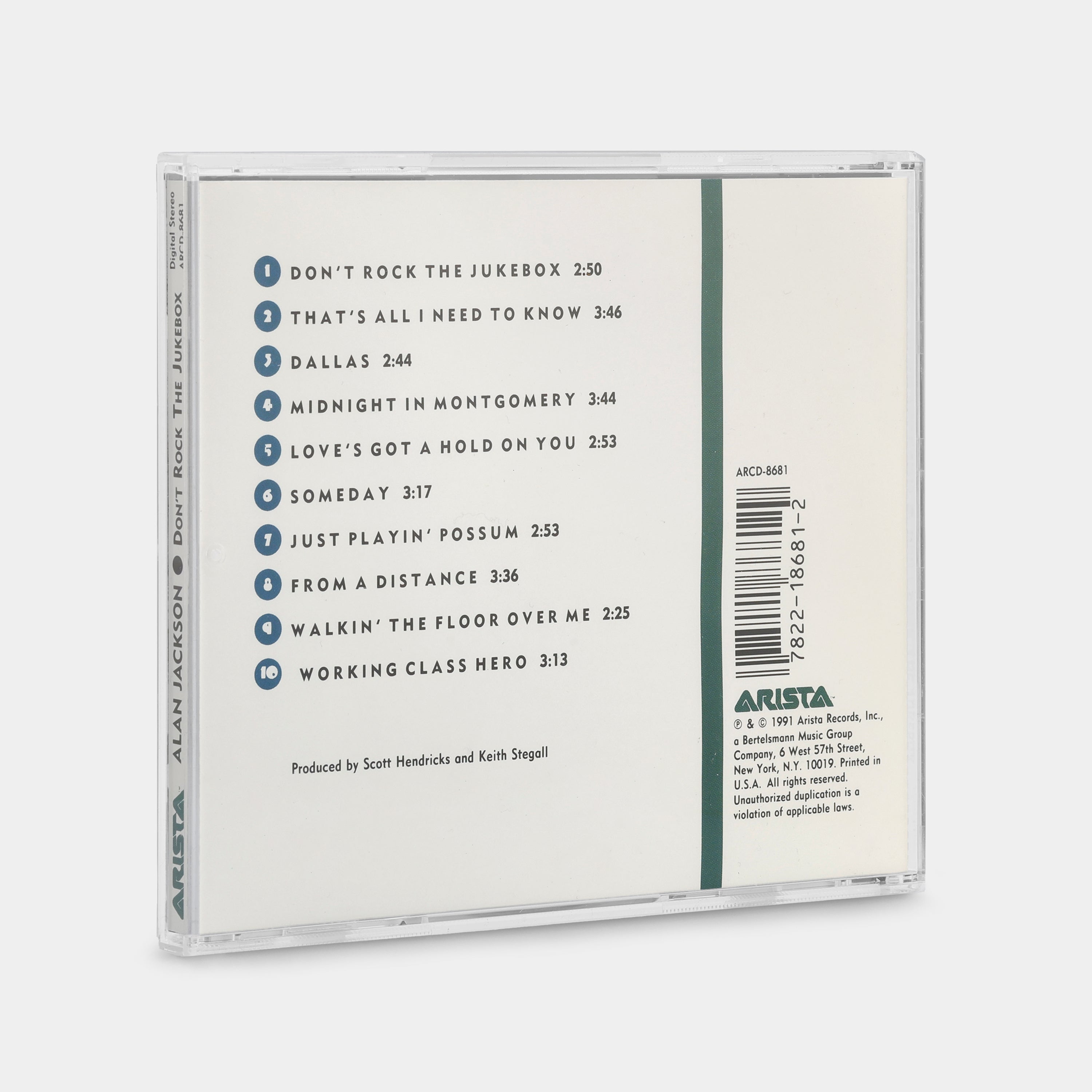 Alan Jackson - Don't Rock The Jukebox CD