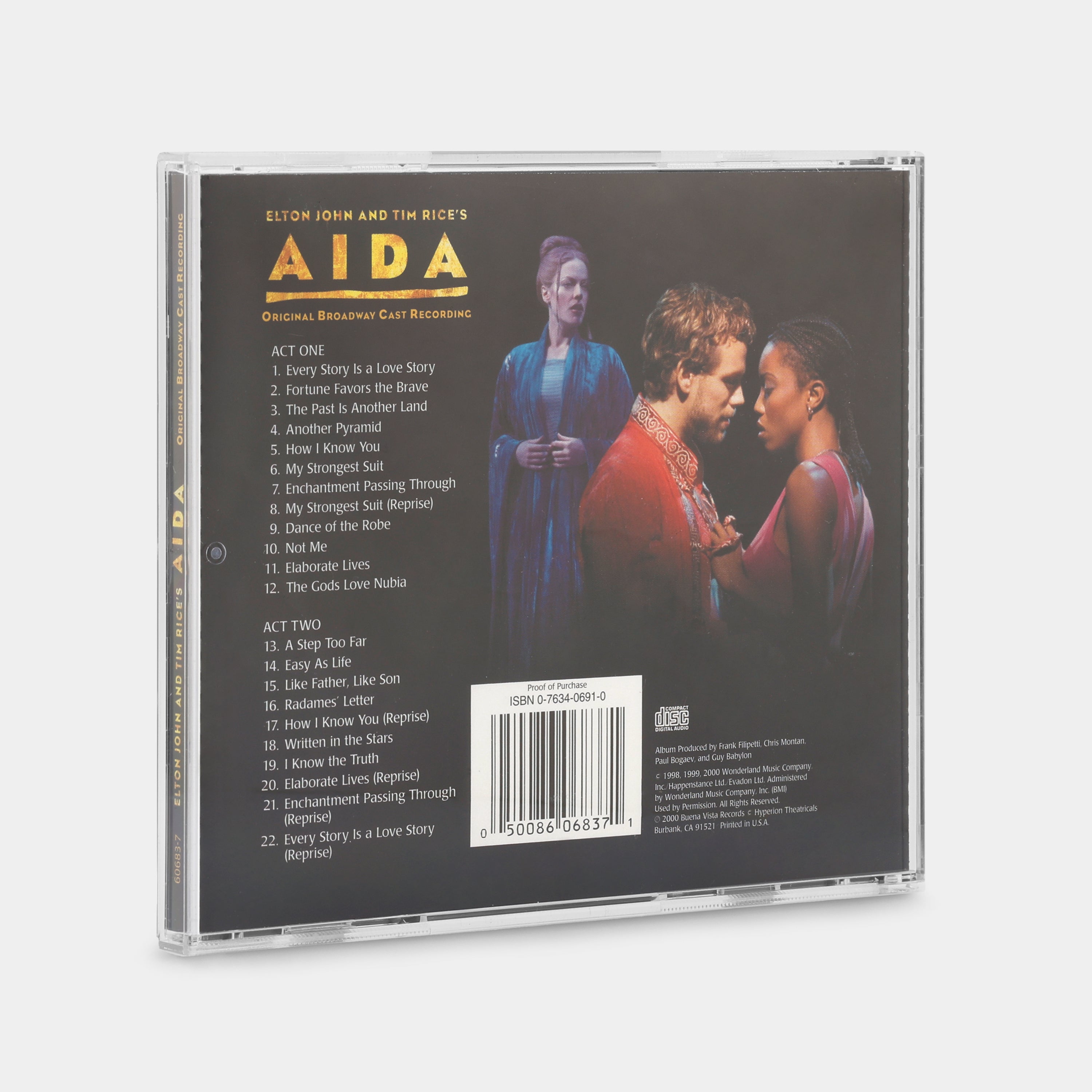 Elton John And Tim Rice - Aida (Original Broadway Cast Recording) CD