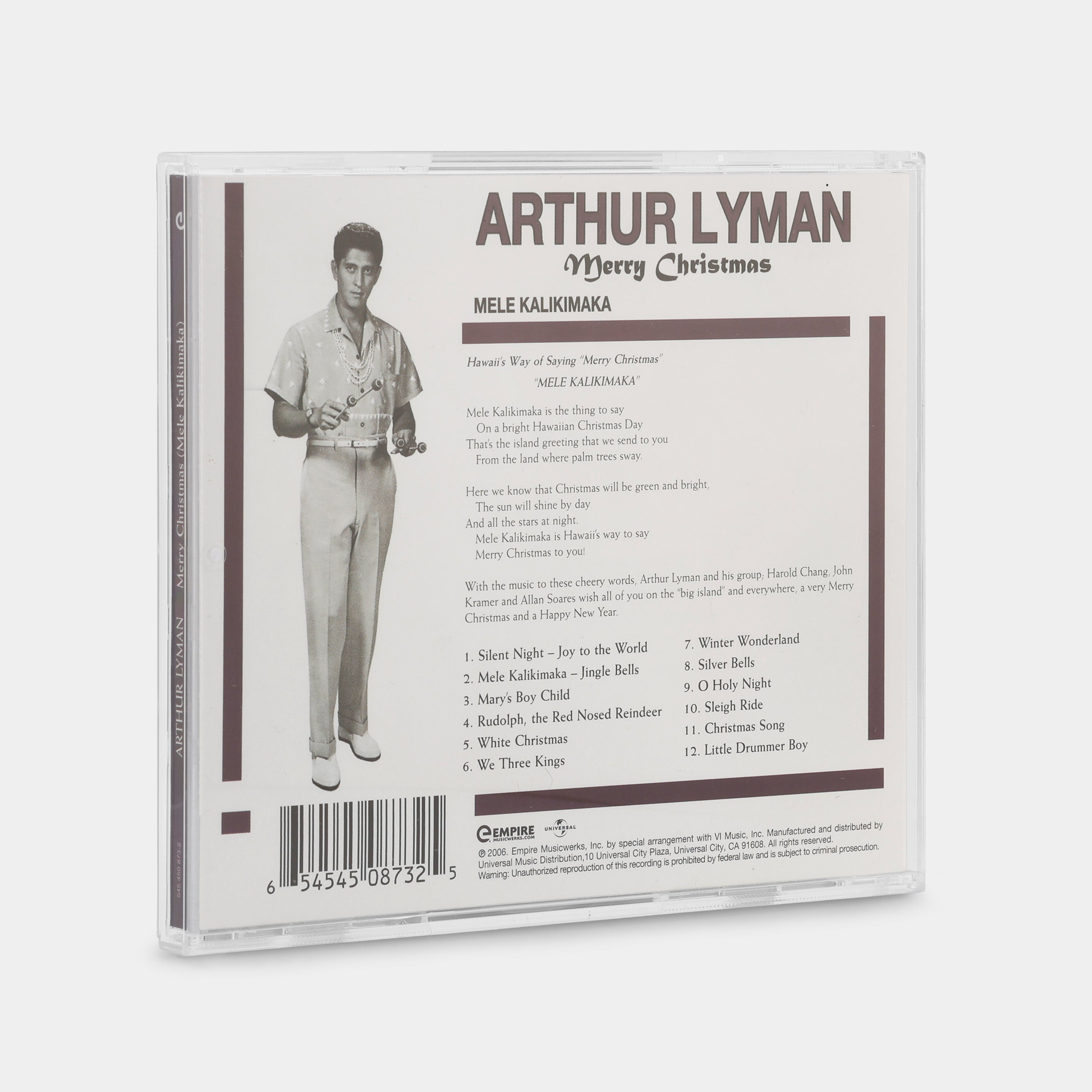 Arthur Lyman - Merry Christmas (Mele Kalikimaka) CD