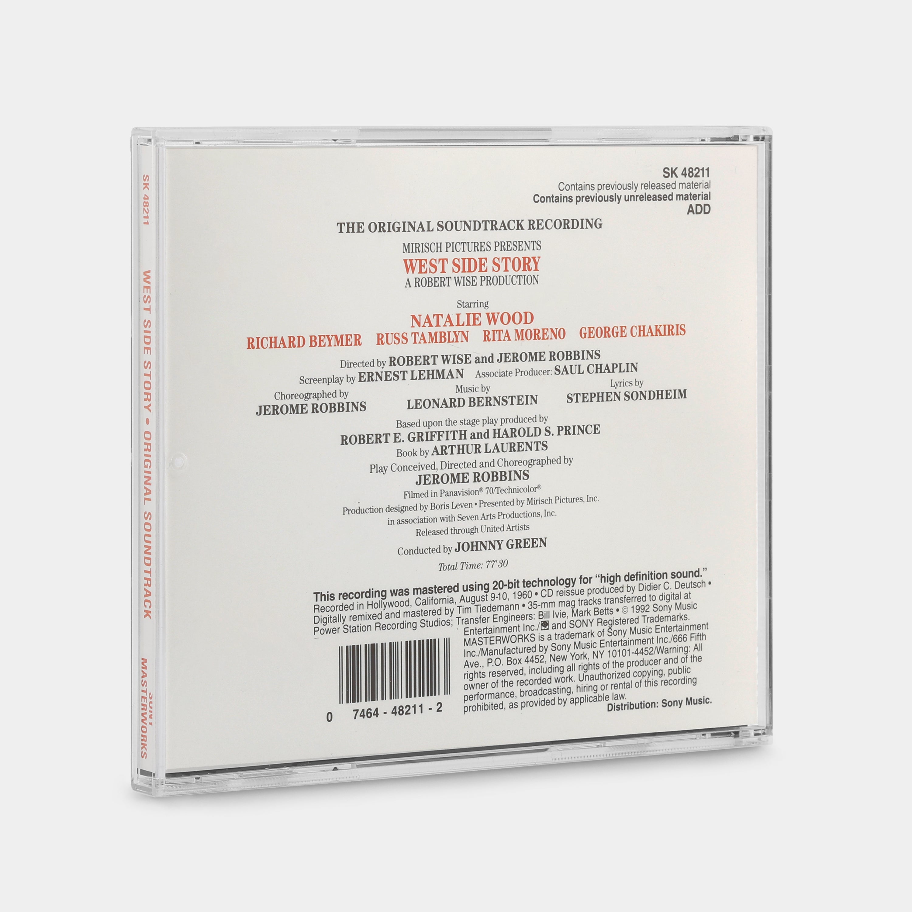 Leonard Bernstein - West Side Story (The Original Sound Track Recording) CD