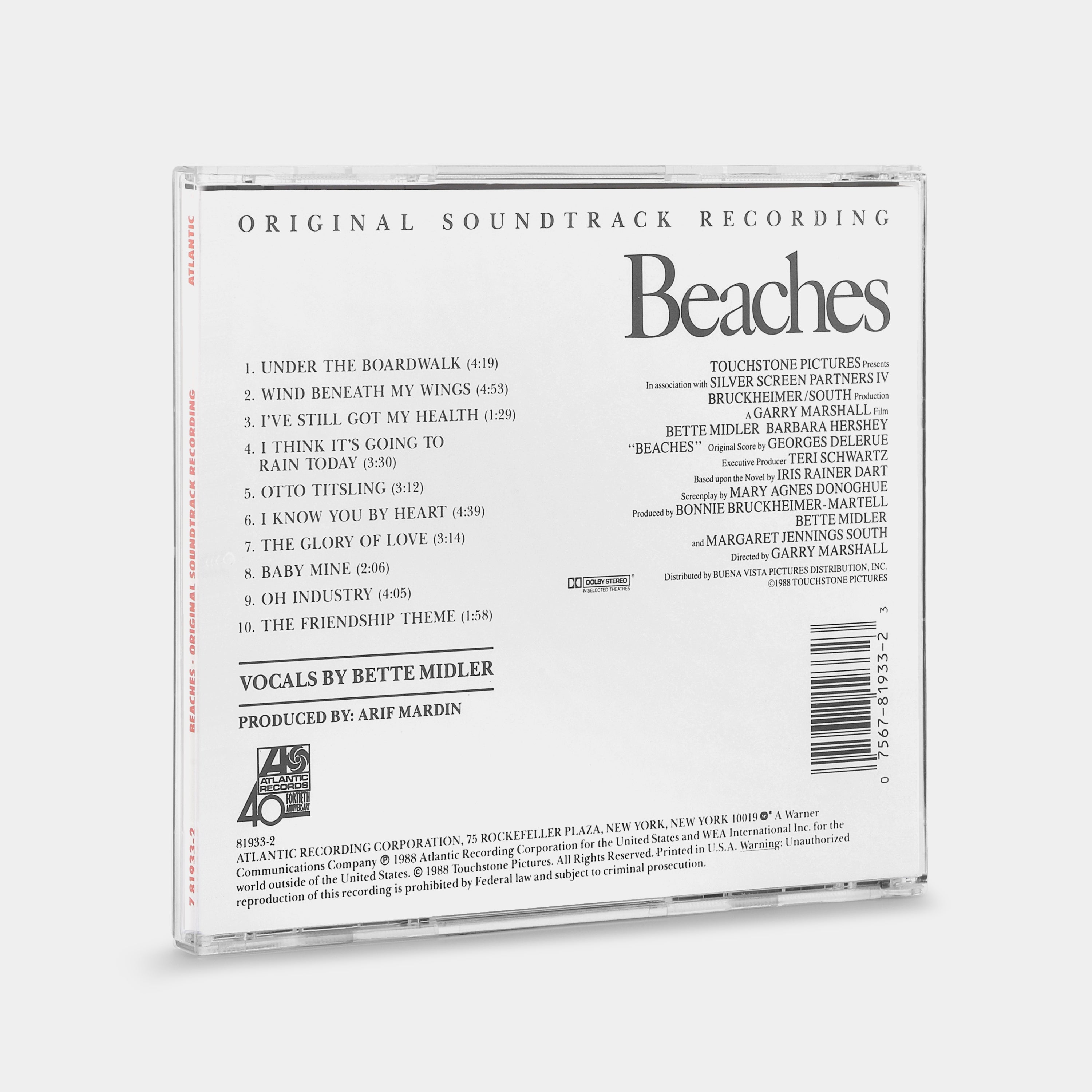 Bette Midler - Beaches (Original Soundtrack Recording) CD