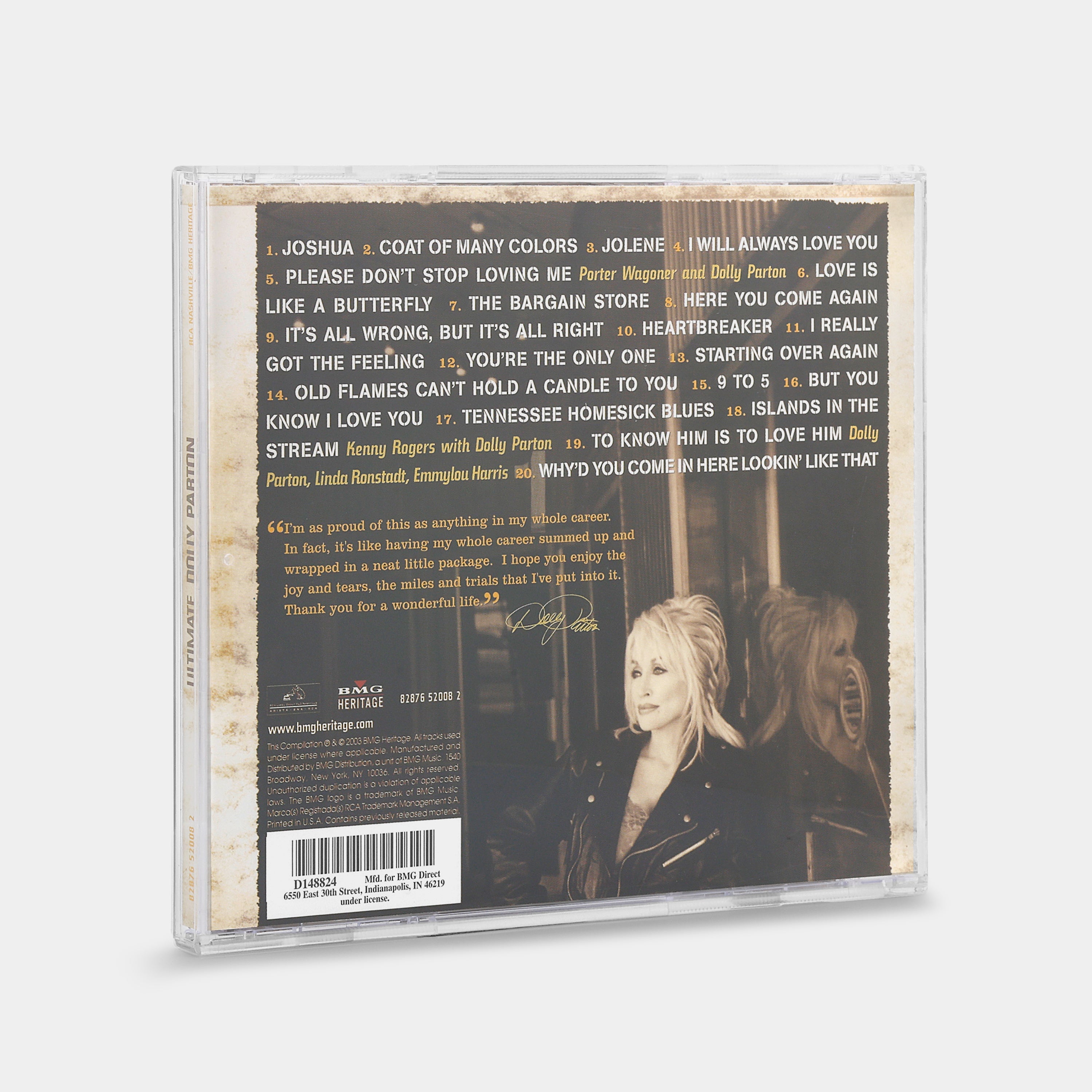 Dolly Parton - Ultimate Dolly Parton CD