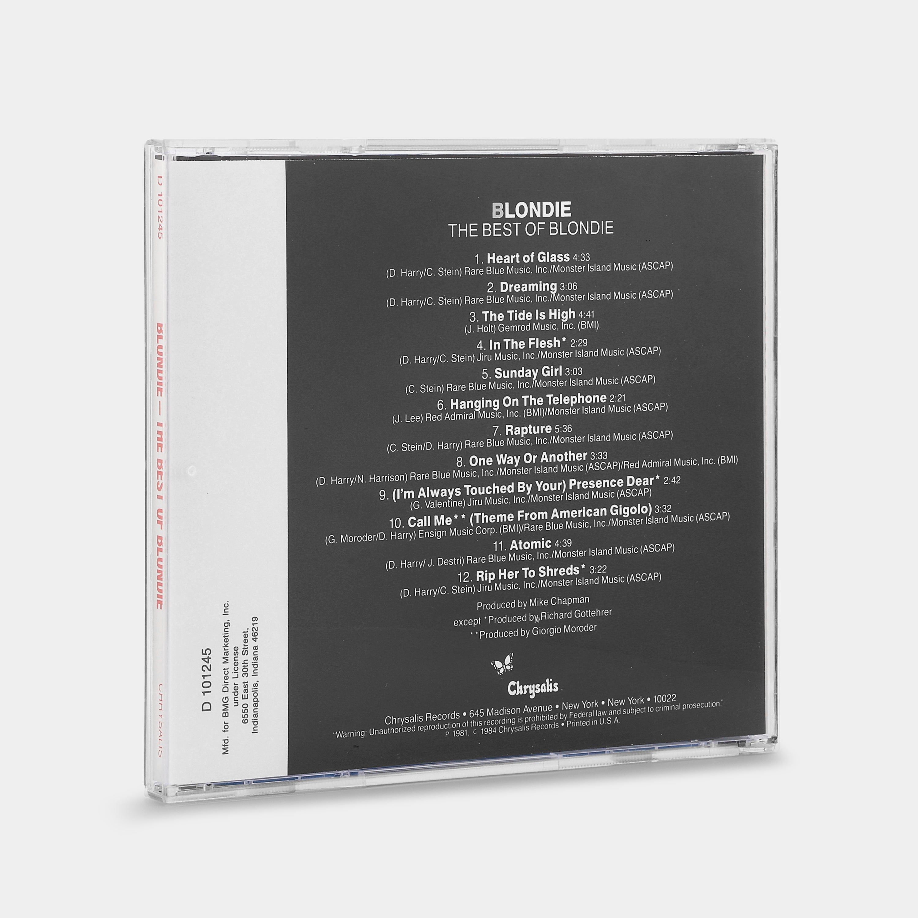 Blondie - The Best Of Blondie CD