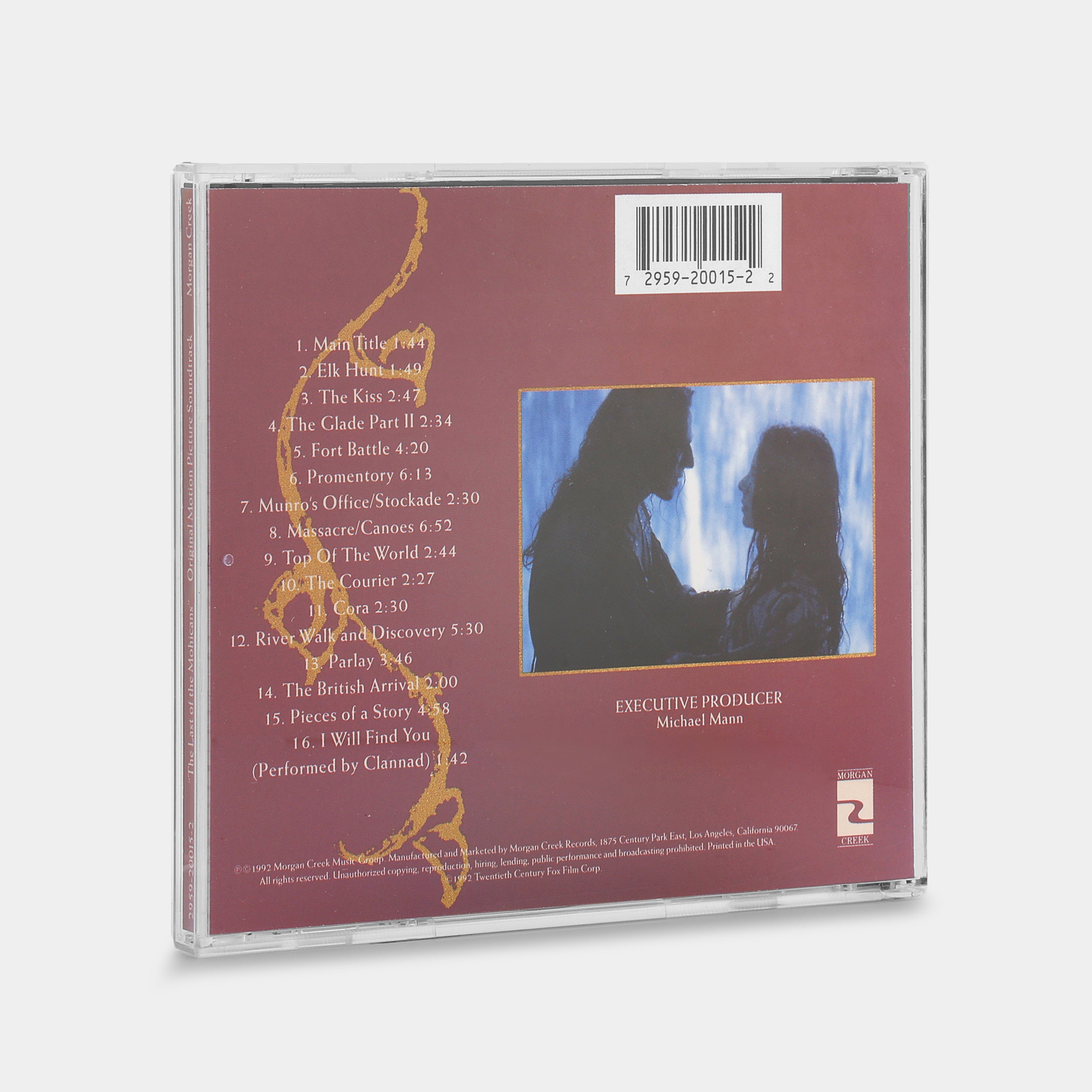 The Last Of The Mohicans (Original Motion Picture Soundtrack) CD