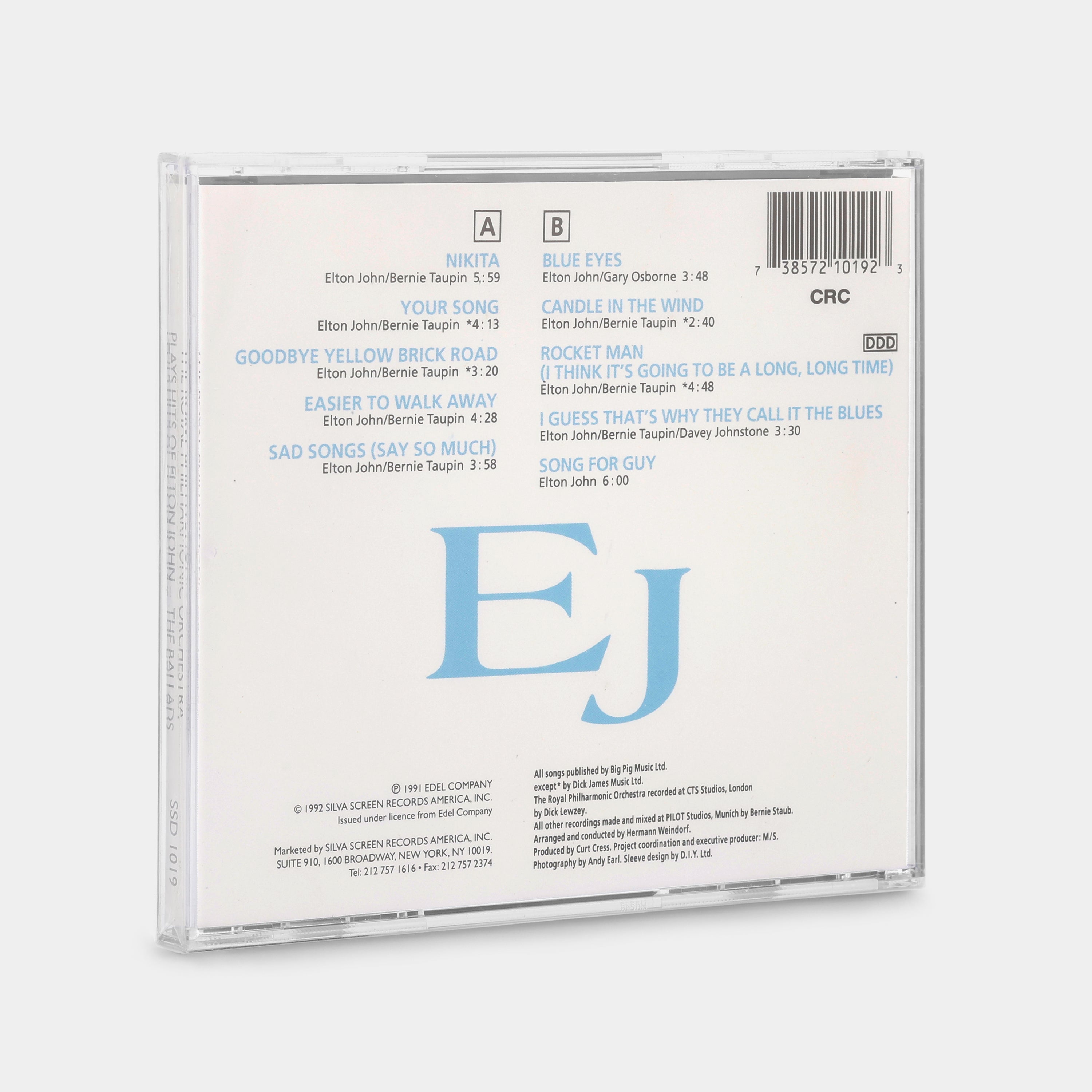 The Royal Philharmonic Orchestra - Hits Of Elton John - The Ballads CD