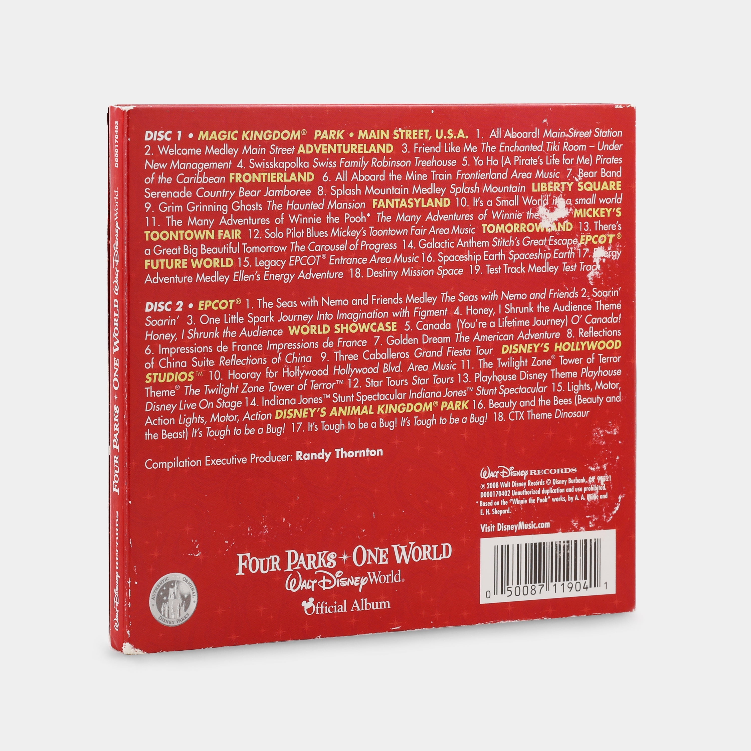 ２枚組　Four Parks One World ディズニー　CD Four Parks, One World: Walt Disney World Official Album 2xCD