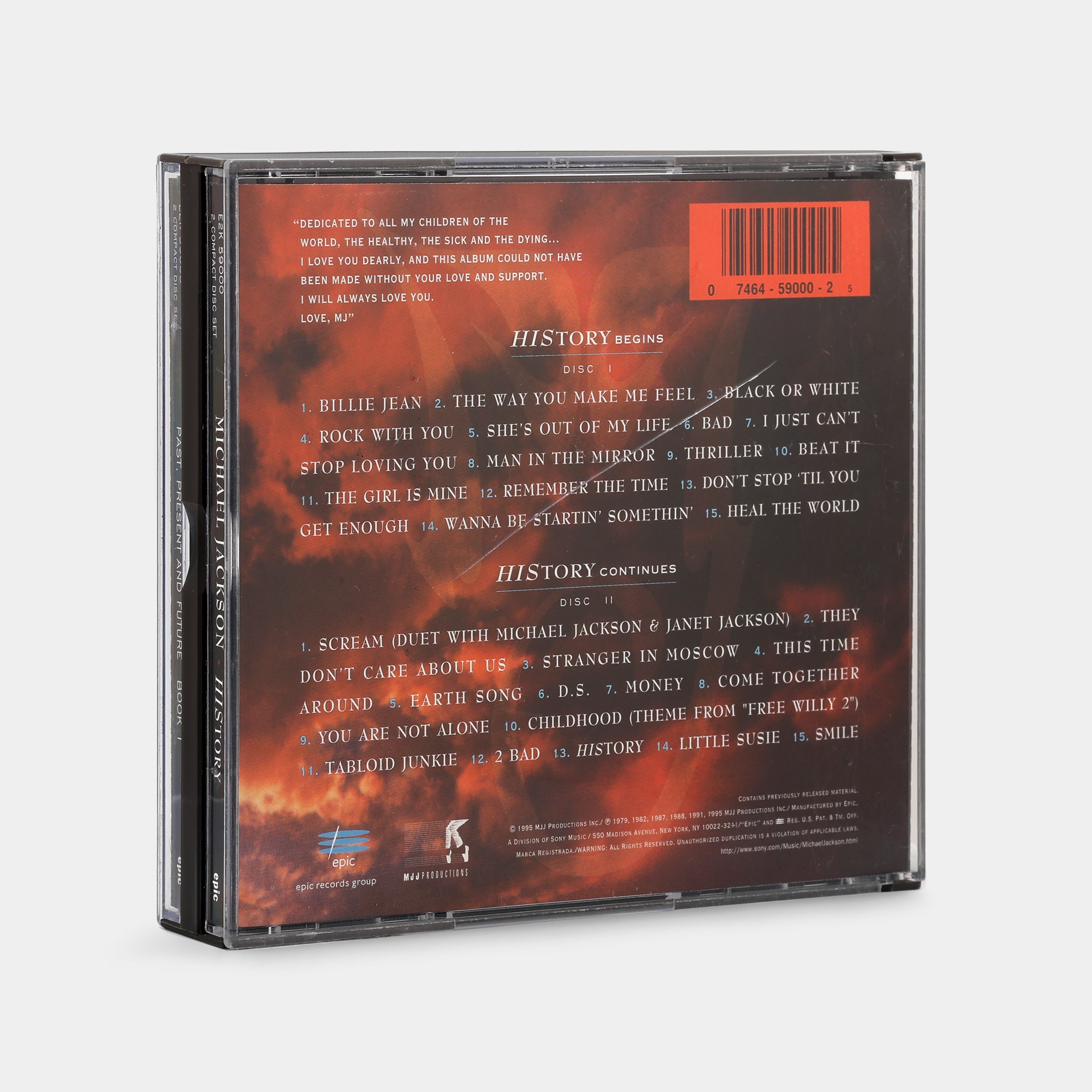 Michael Jackson - HIStory: Past, Present And Future, Book I 2xCD