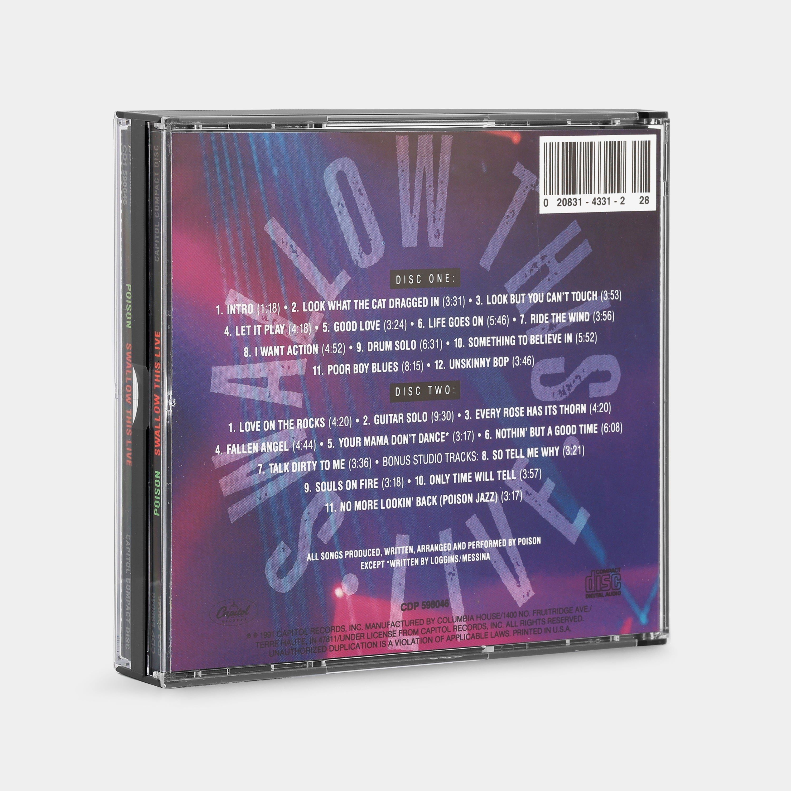 Poison - Swallow This Live 2xCD