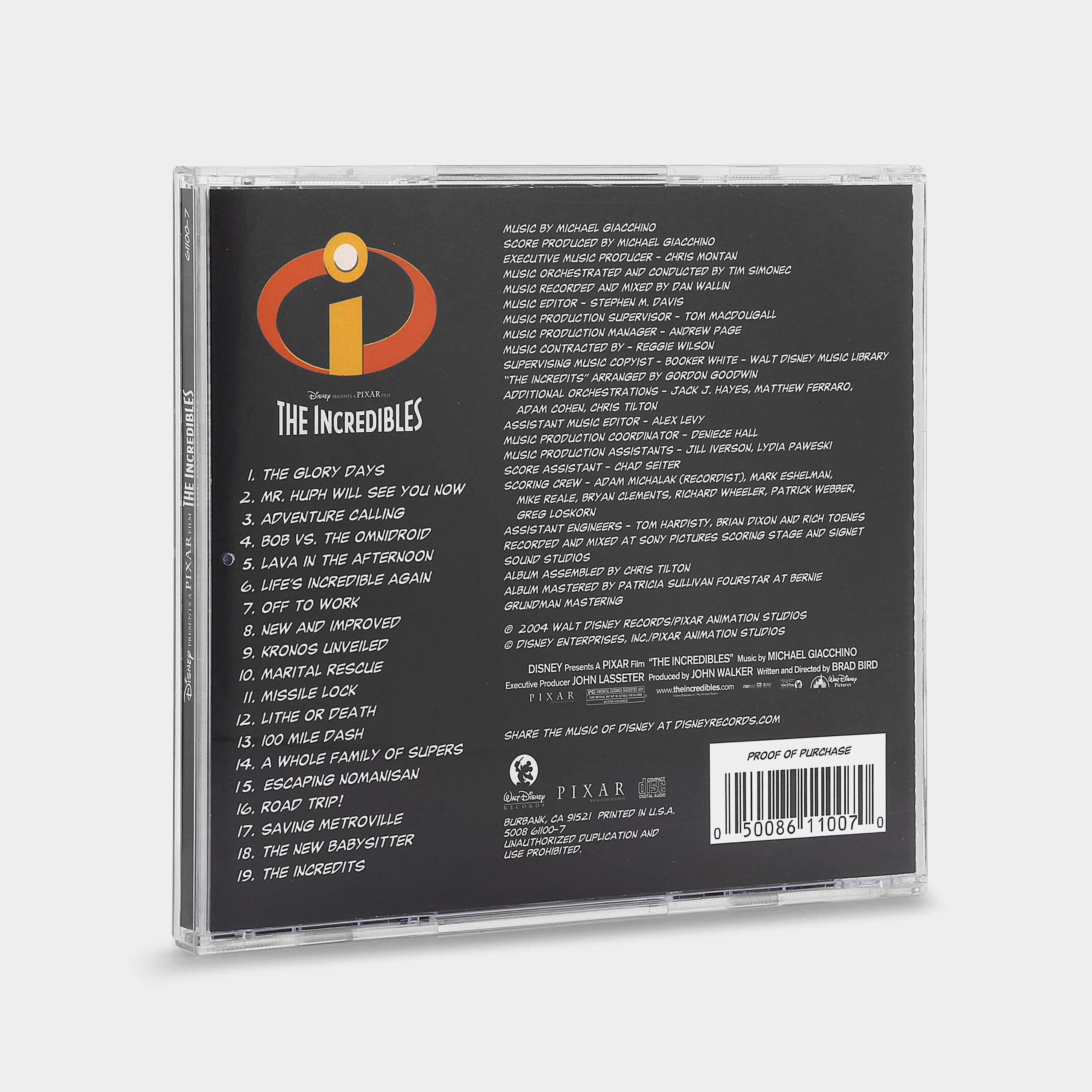The Incredibles (An Original Soundtrack) CD