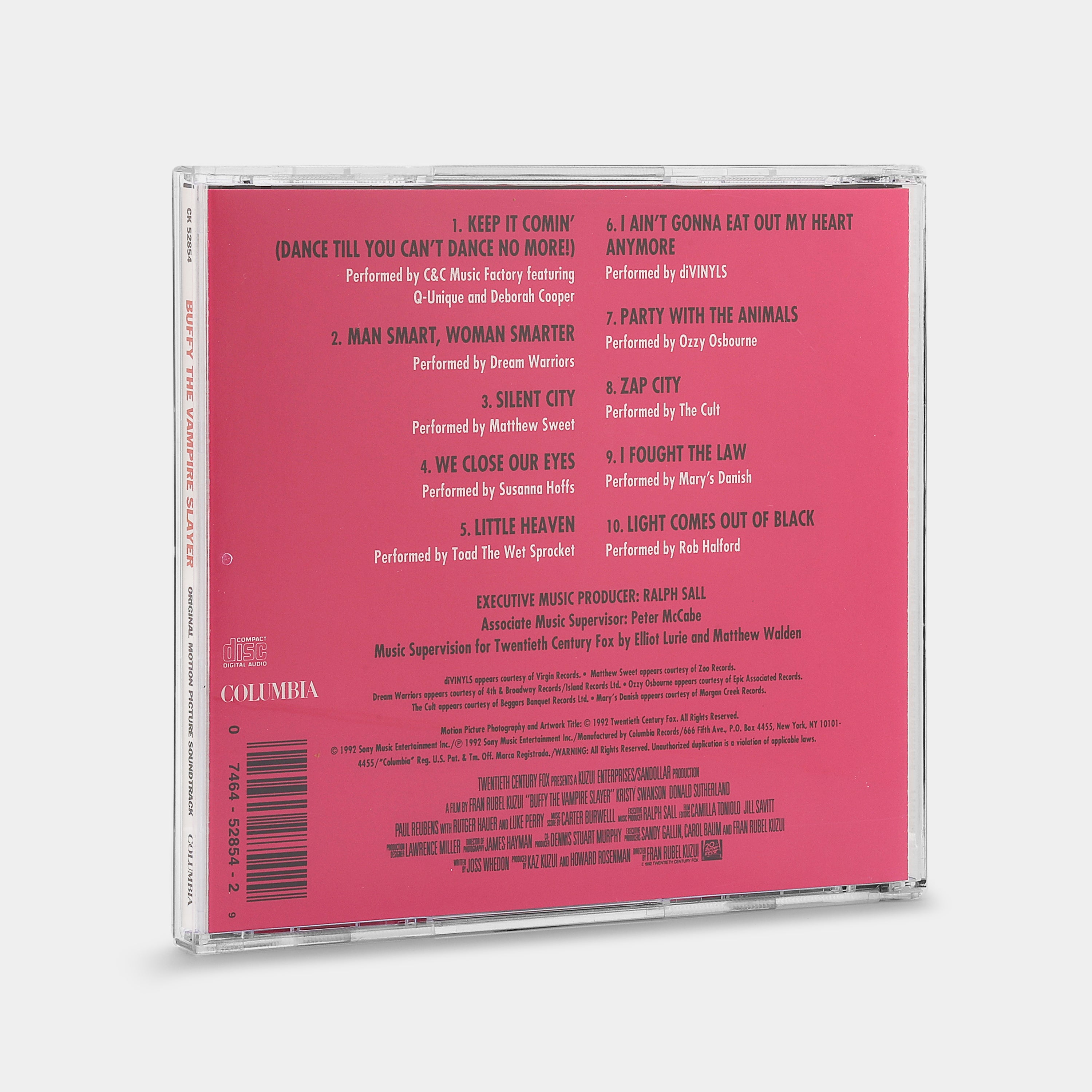 Buffy The Vampire Slayer (Original Motion Picture Soundtrack) CD