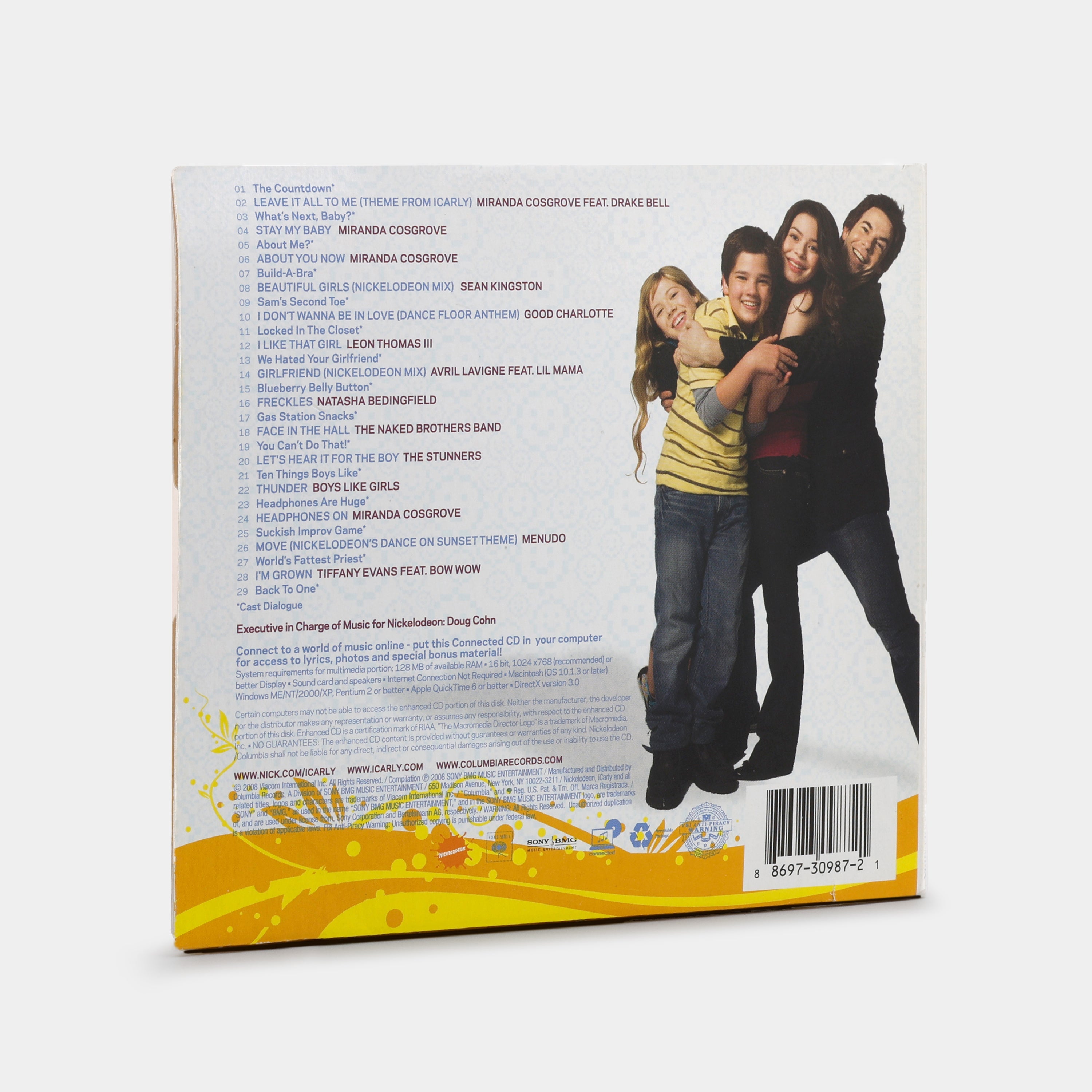 iCarly: Music From And Inspired By The Hit TV Show CD