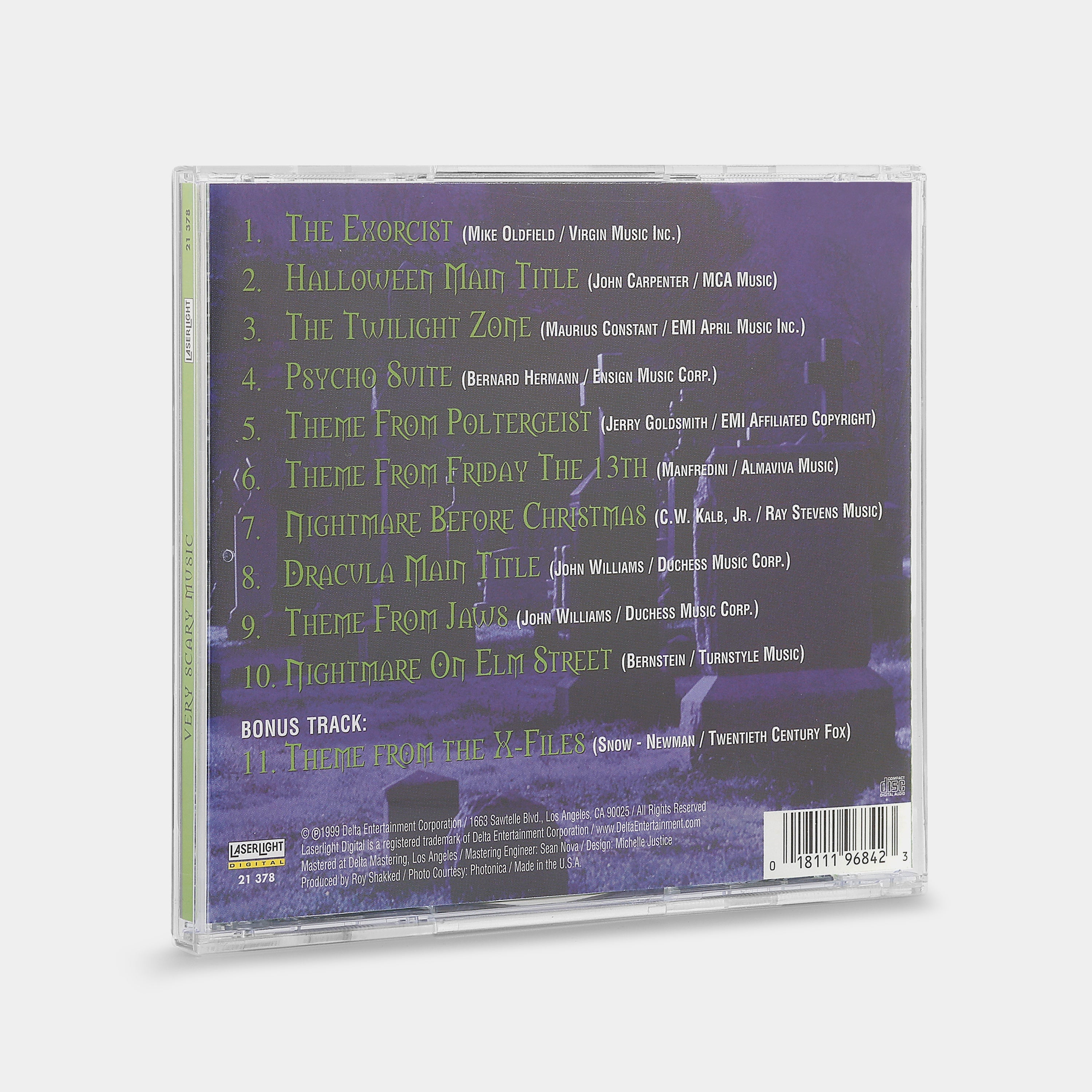 Very Scary Music: Classic Horror Themes CD