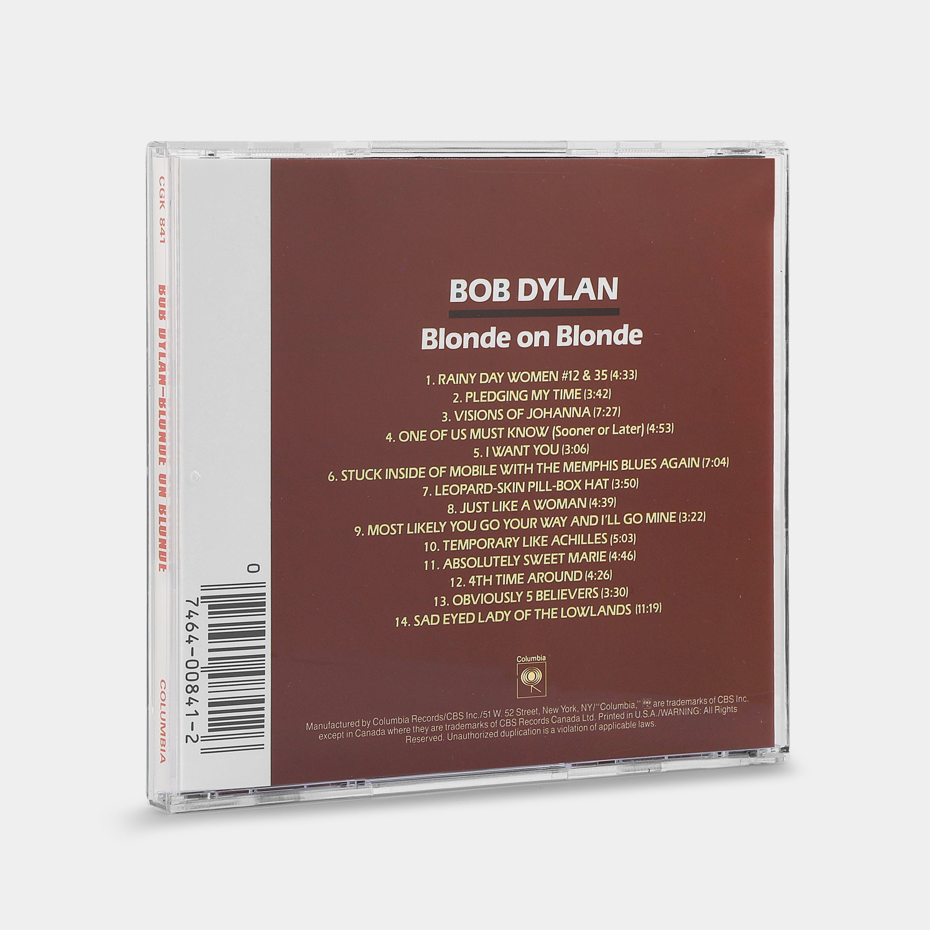 Bob Dylan - Blonde On Blonde CD