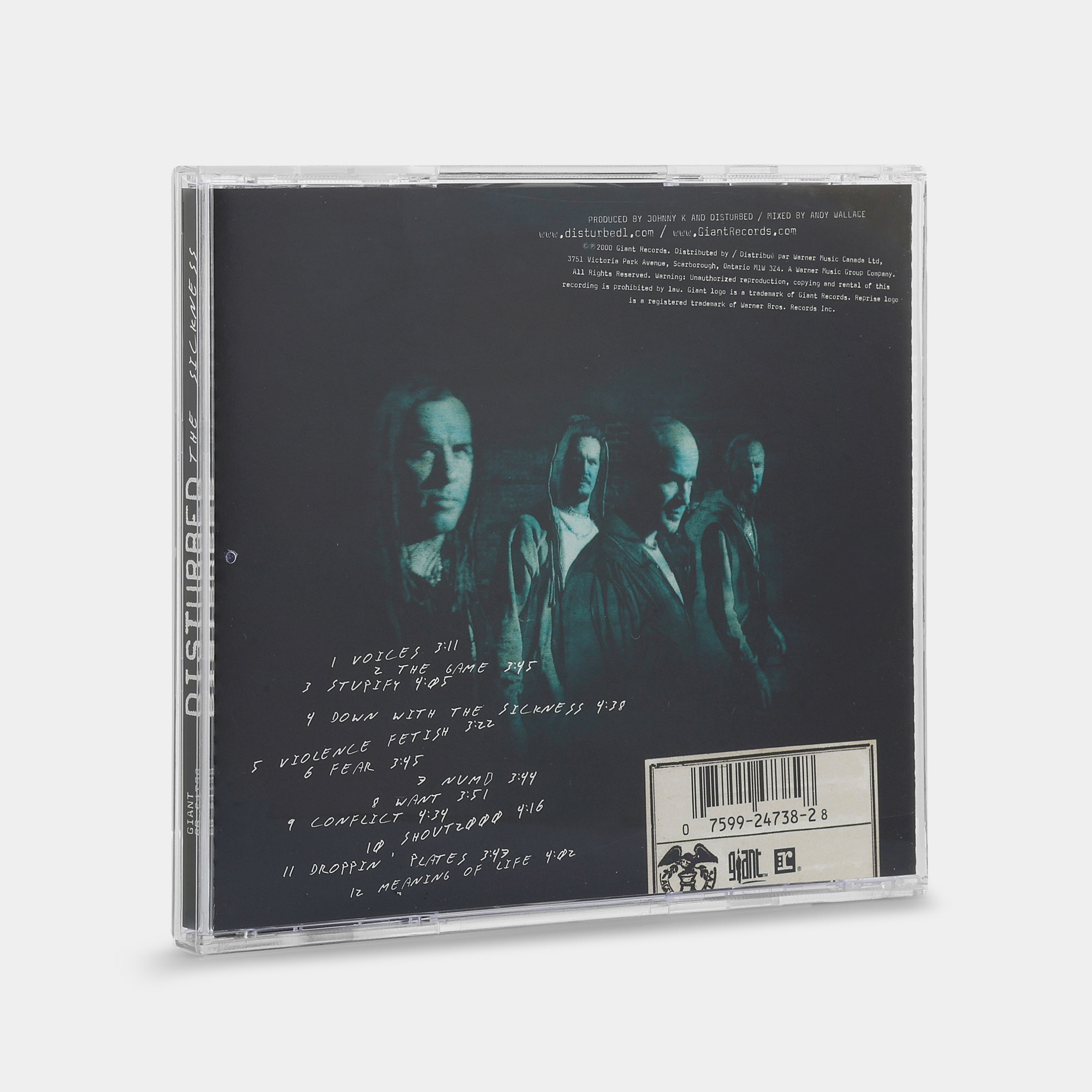 Disturbed - The Sickness CD