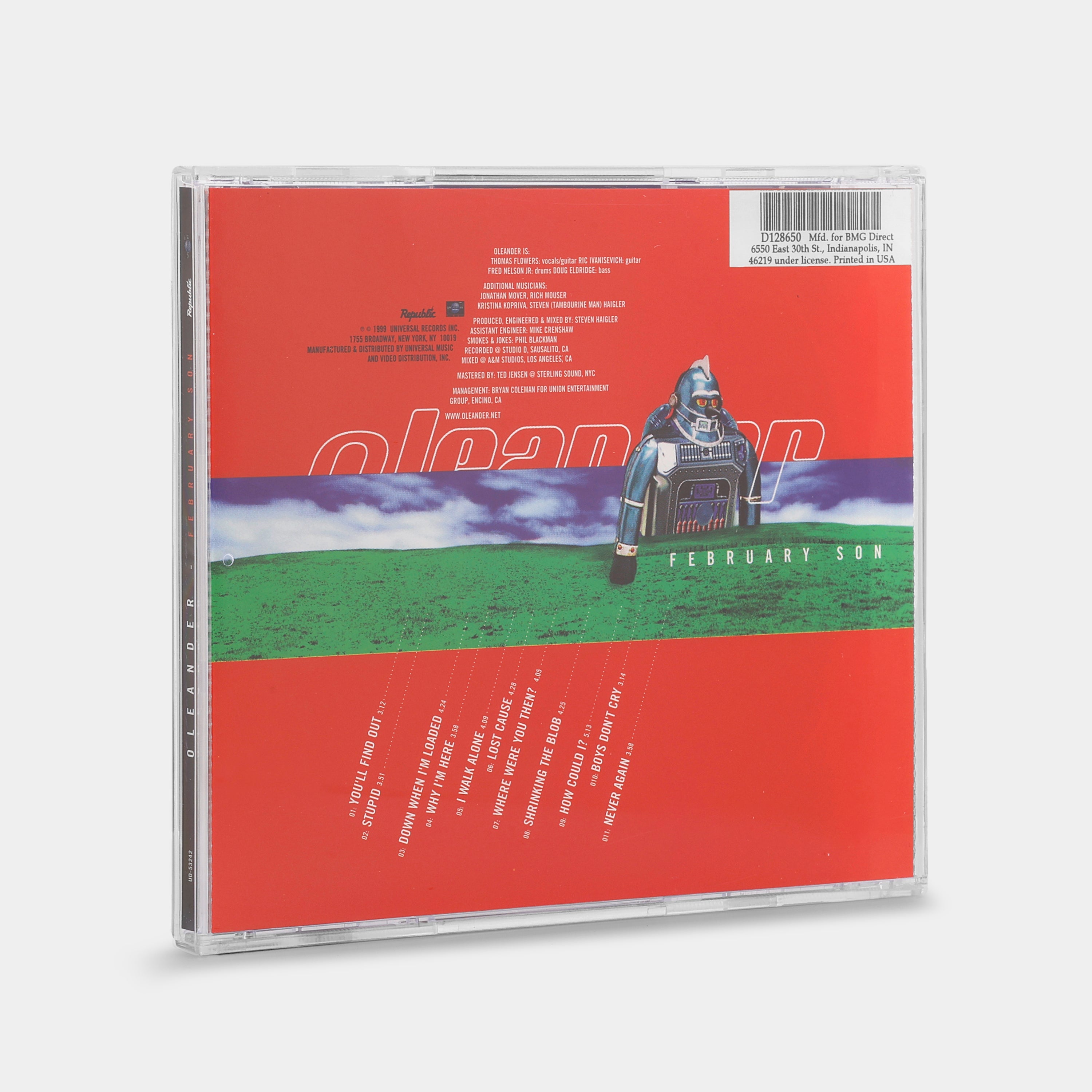 Oleander - February Son CD