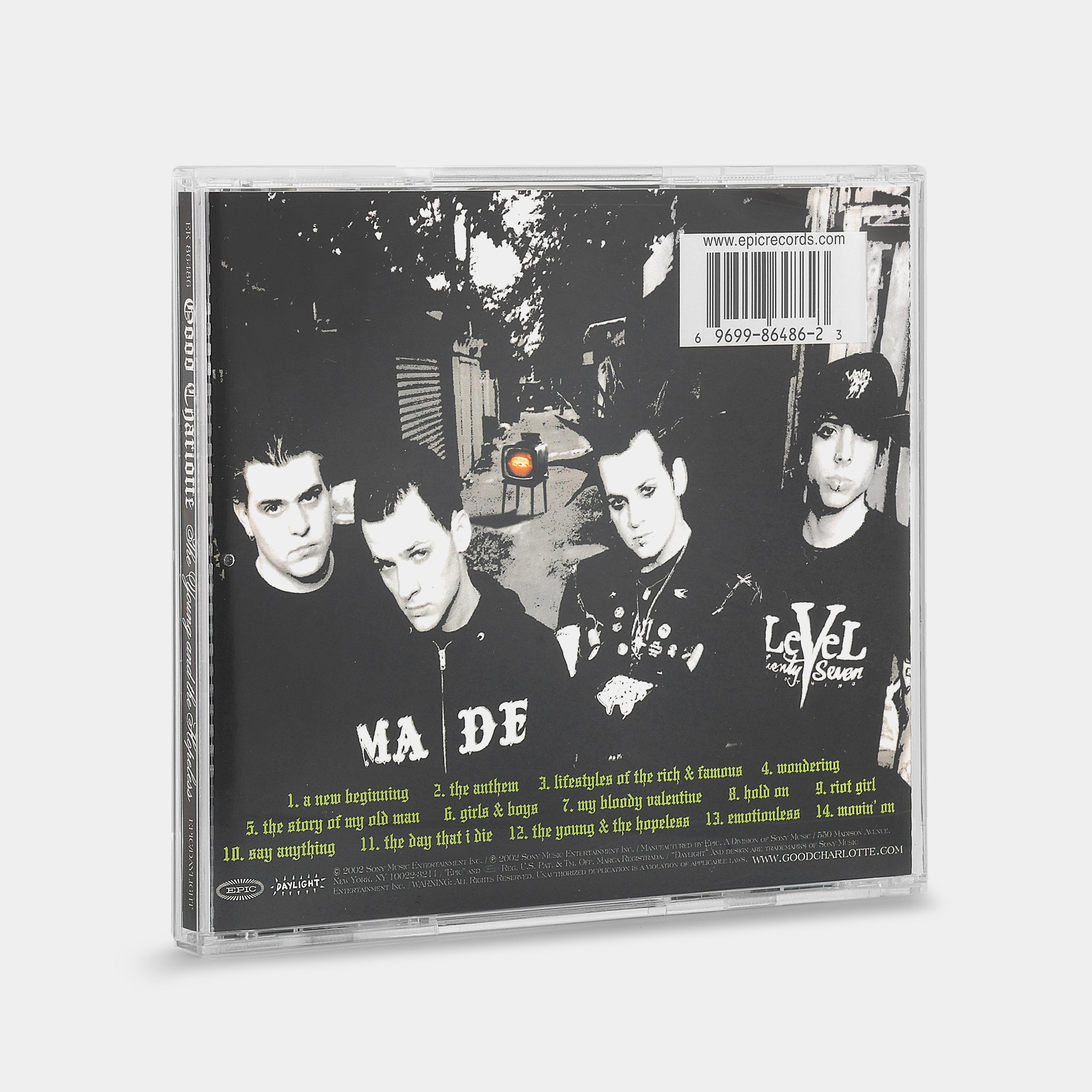 Good Charlotte - The Young And The Hopeless CD