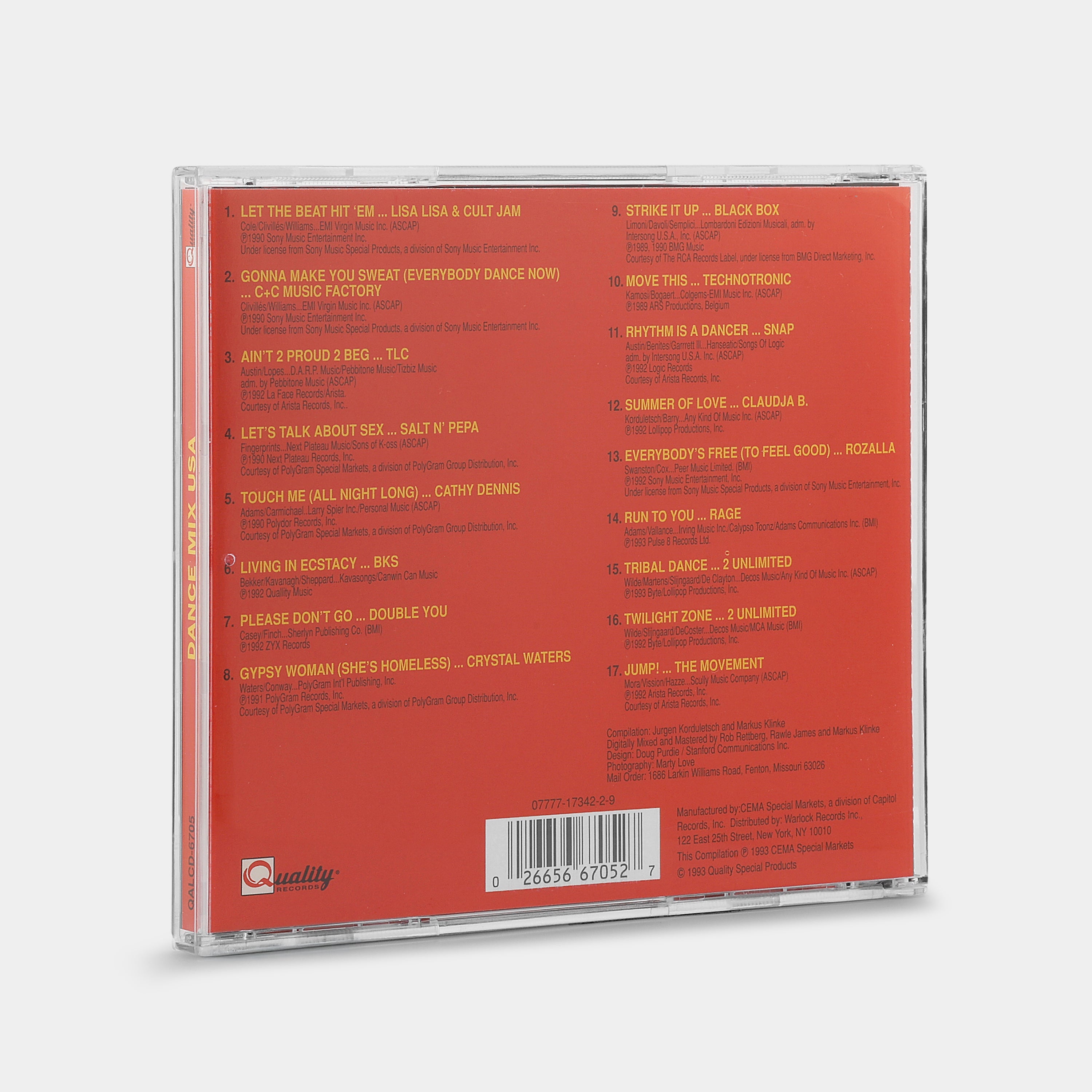 Dance Mix USA CD