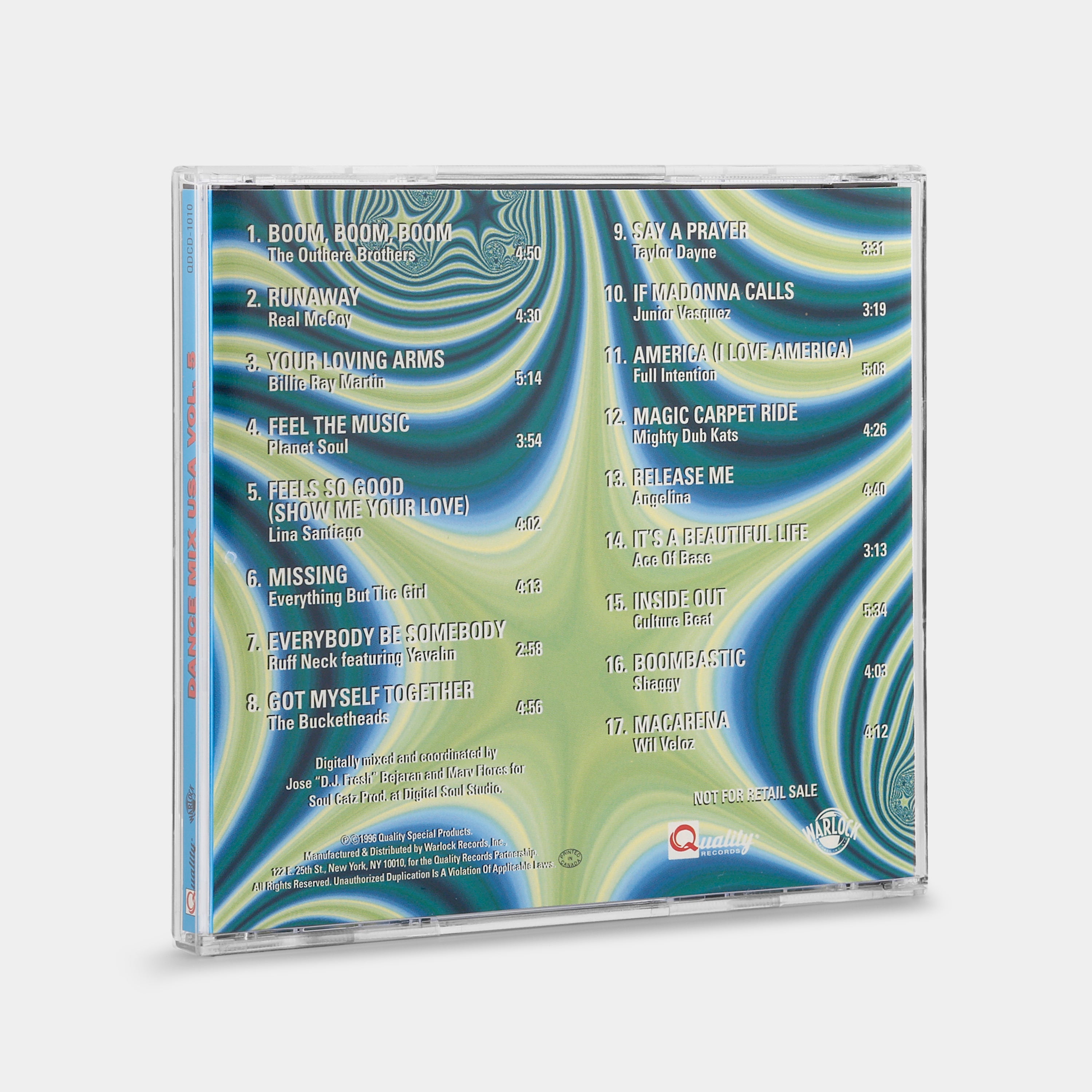Dance Mix USA - Volume 5 CD