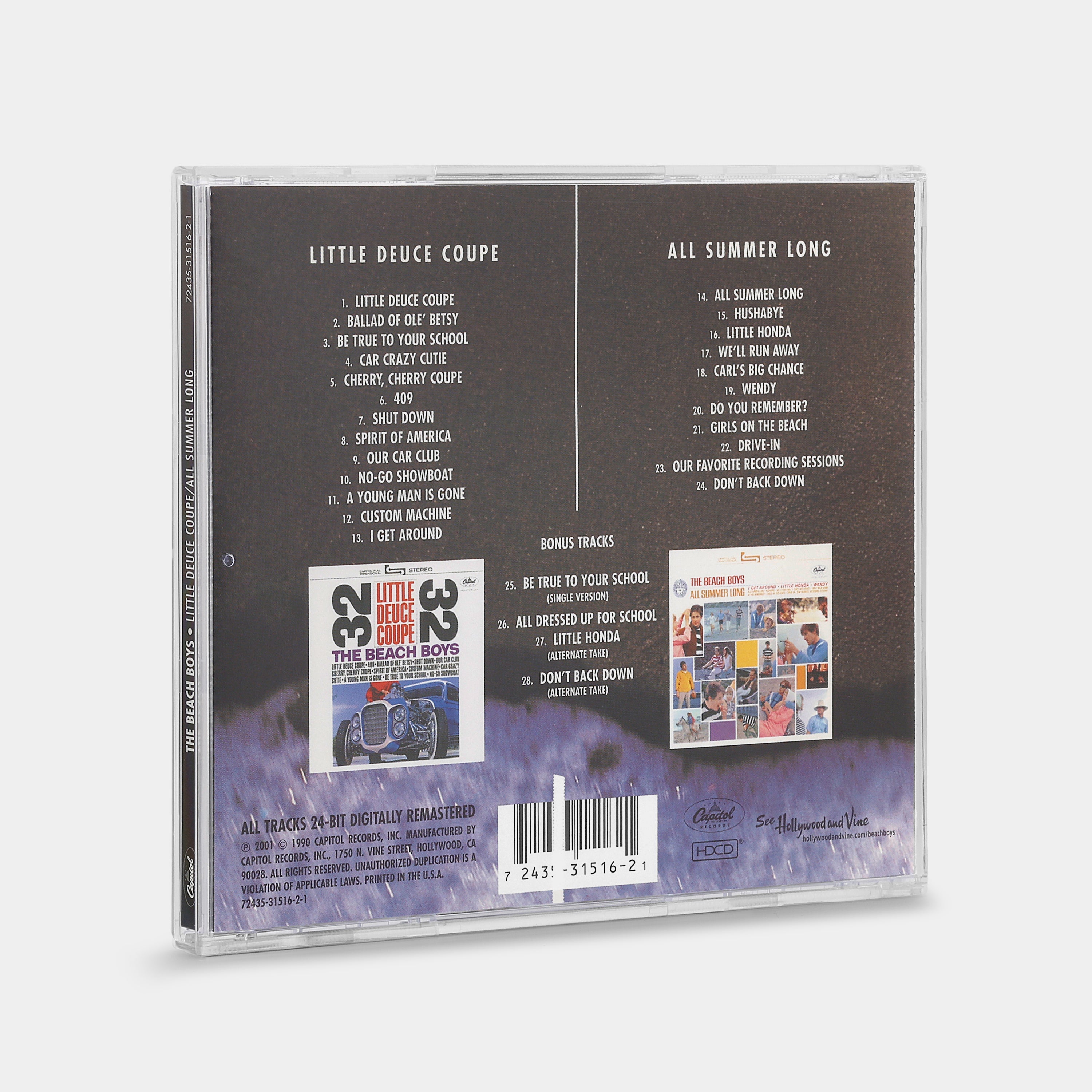 The Beach Boys - Little Deuce Coupe / All Summer Long CD