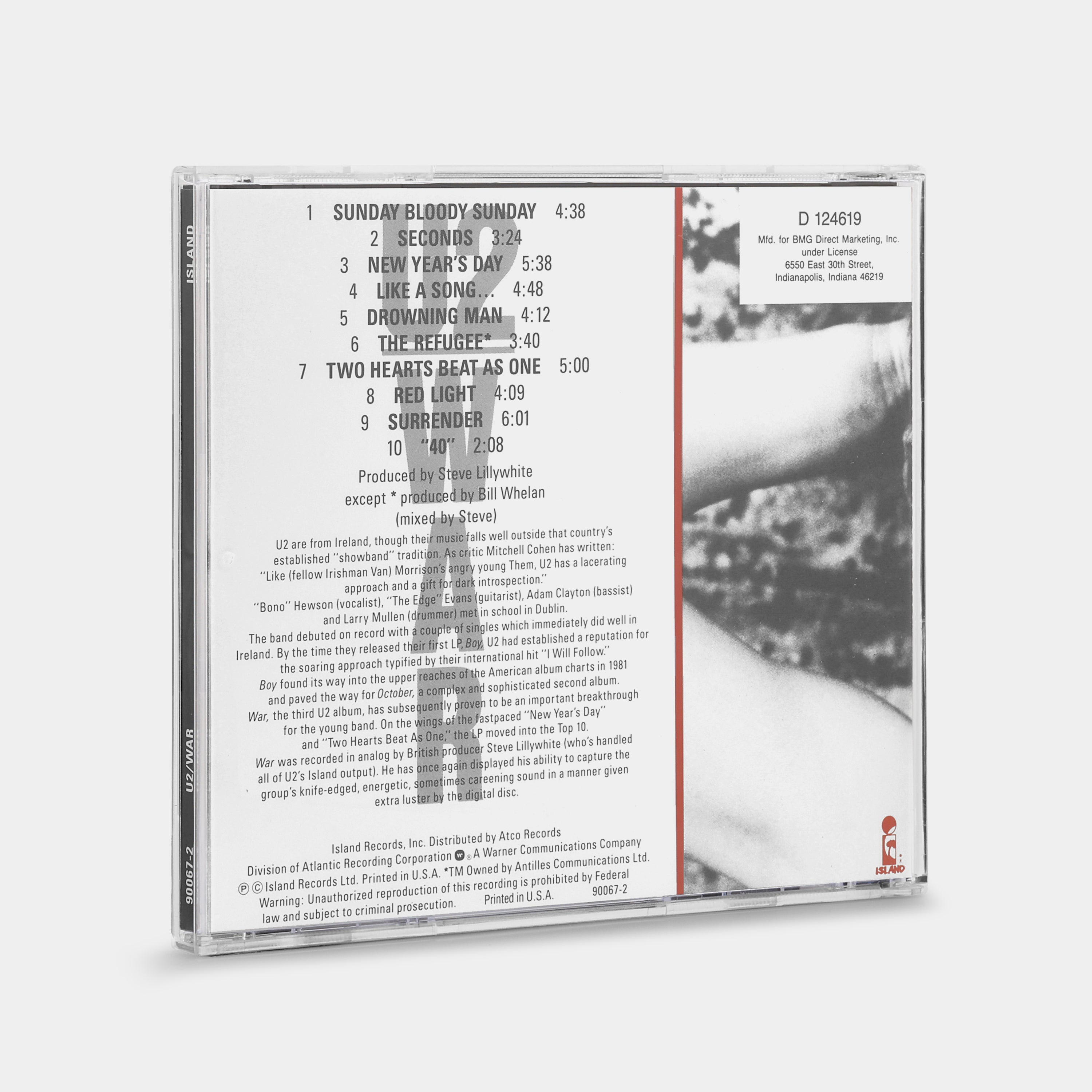 U2 - War CD