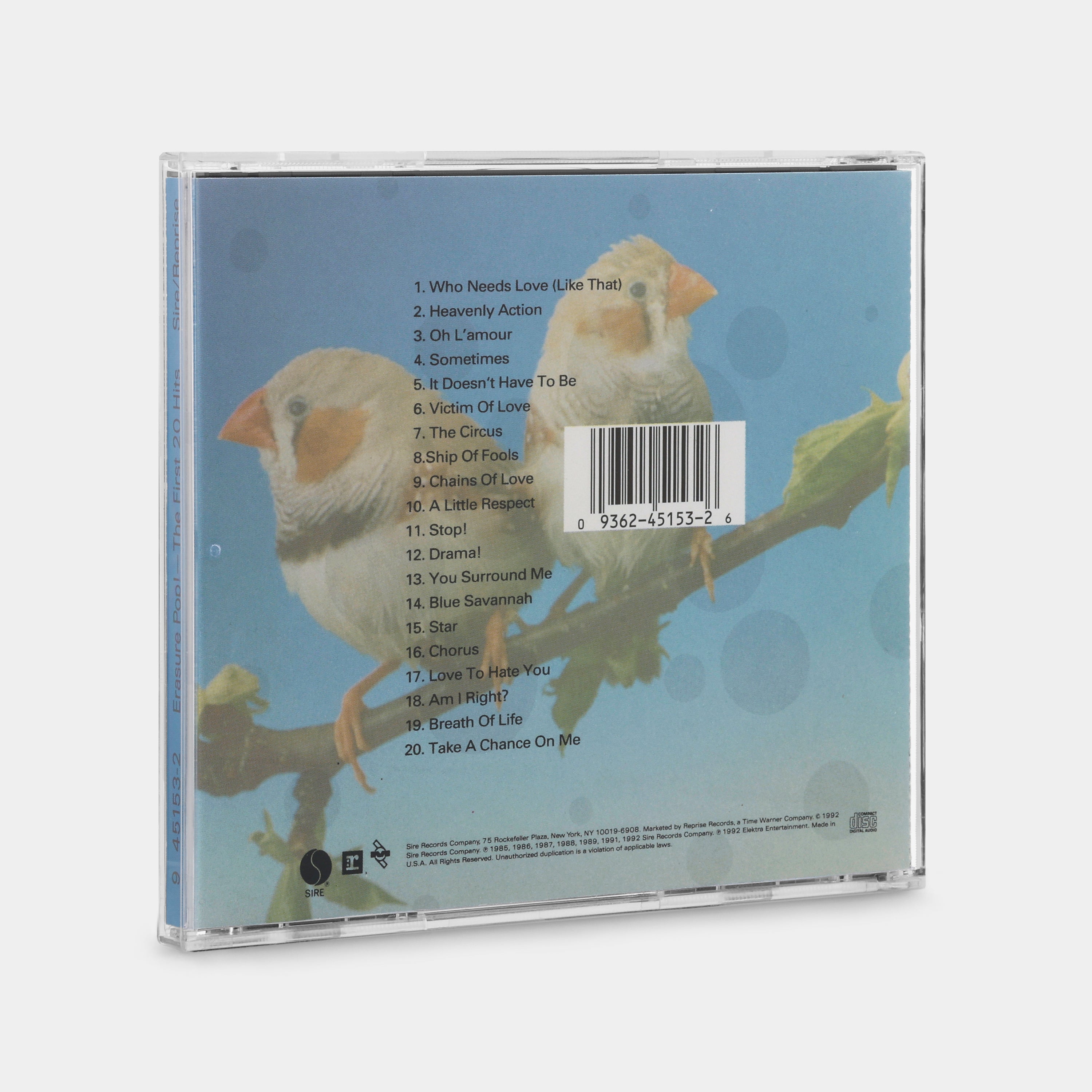 Erasure - Pop! The First 20 Hits CD