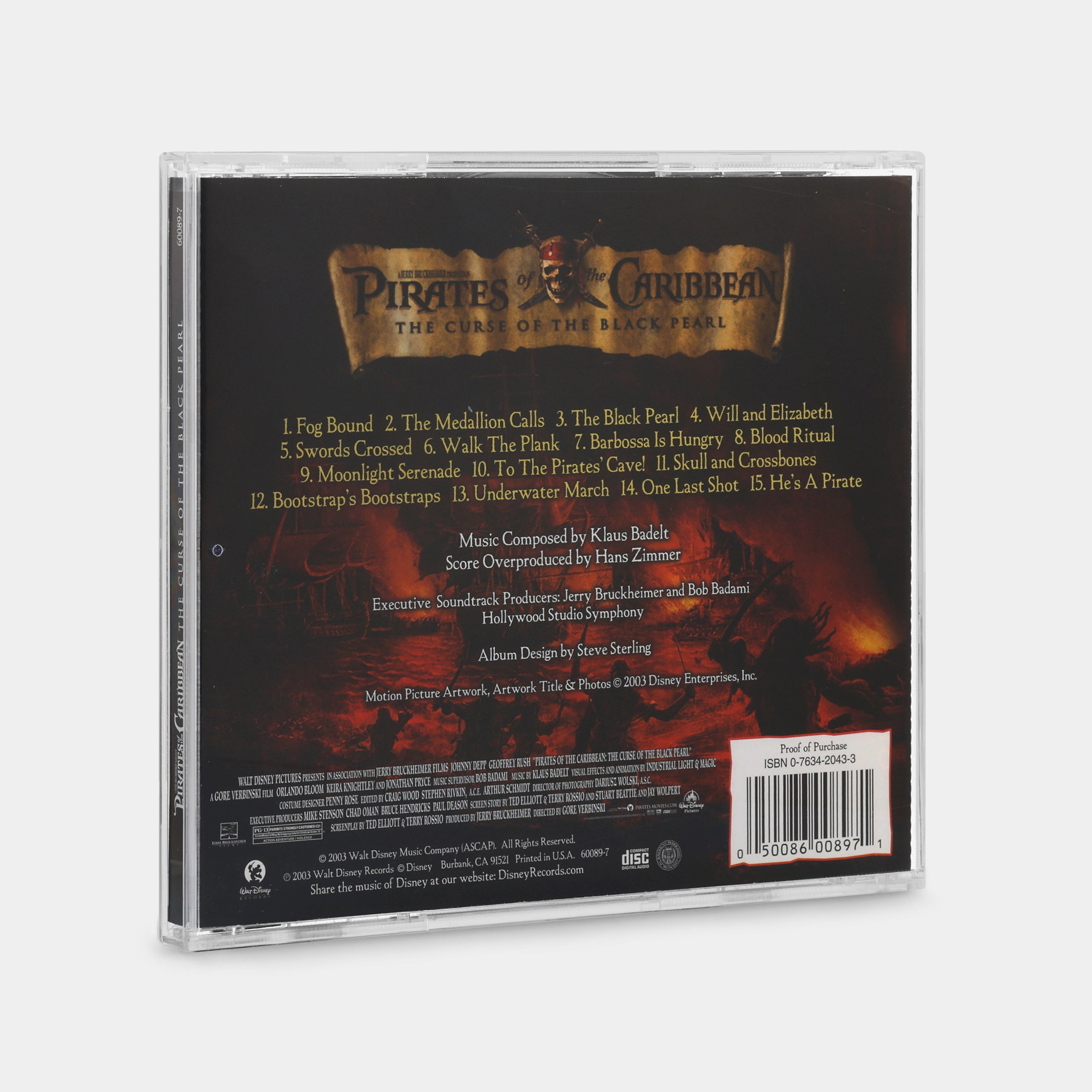Pirates Of The Caribbean: The Curse Of The Black Pearl CD