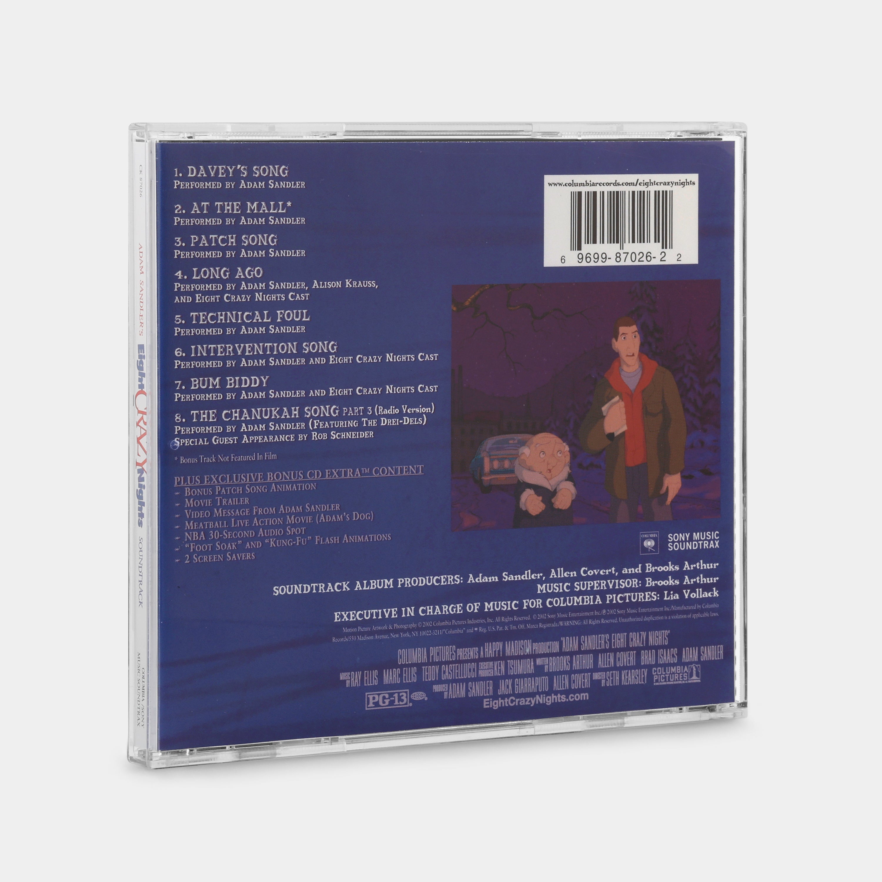 Adam Sandler - Adam Sandler's Eight Crazy Nights Soundtrack CD