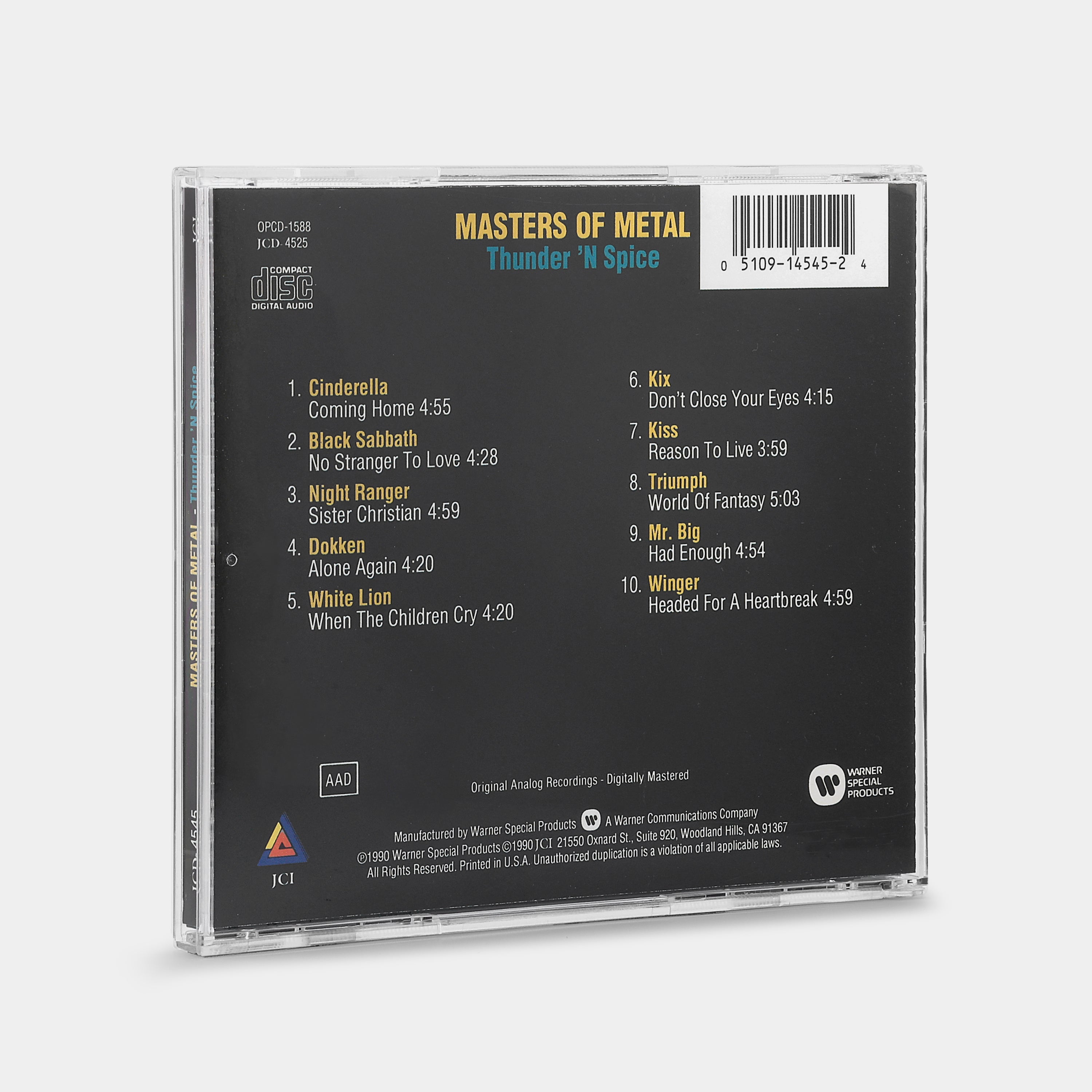 Masters Of Metal: Thunder 'N Spice CD