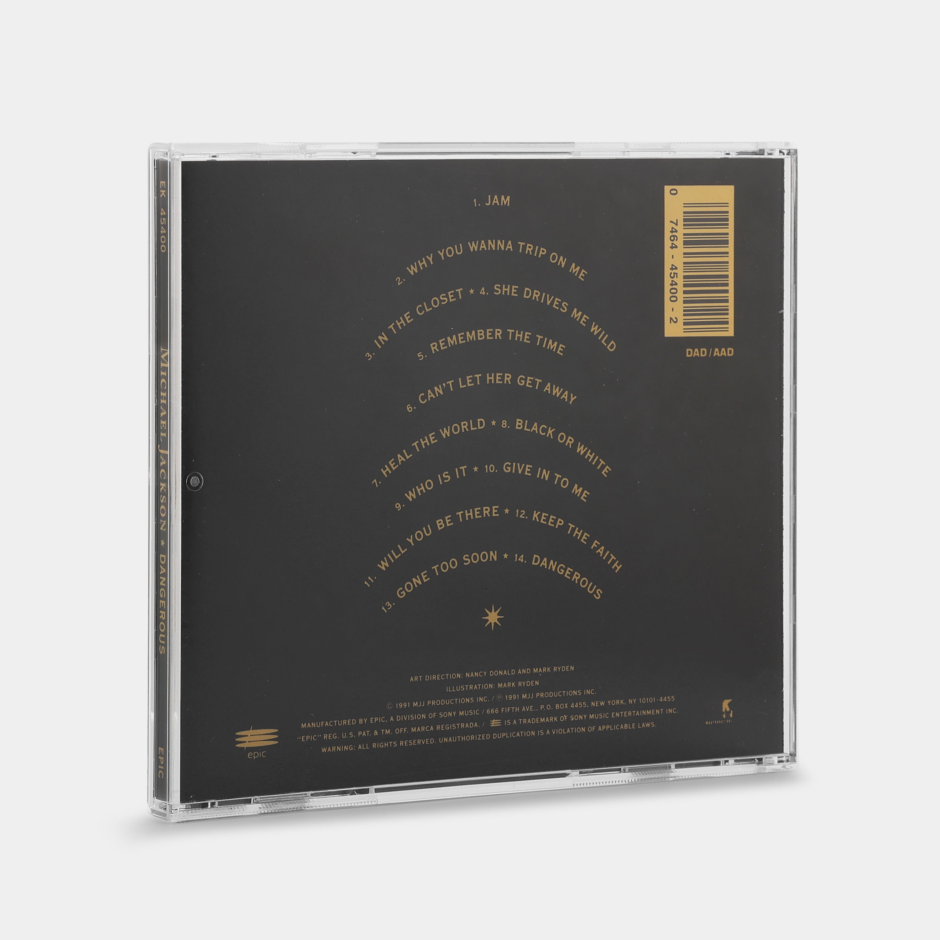 Michael Jackson - Dangerous CD