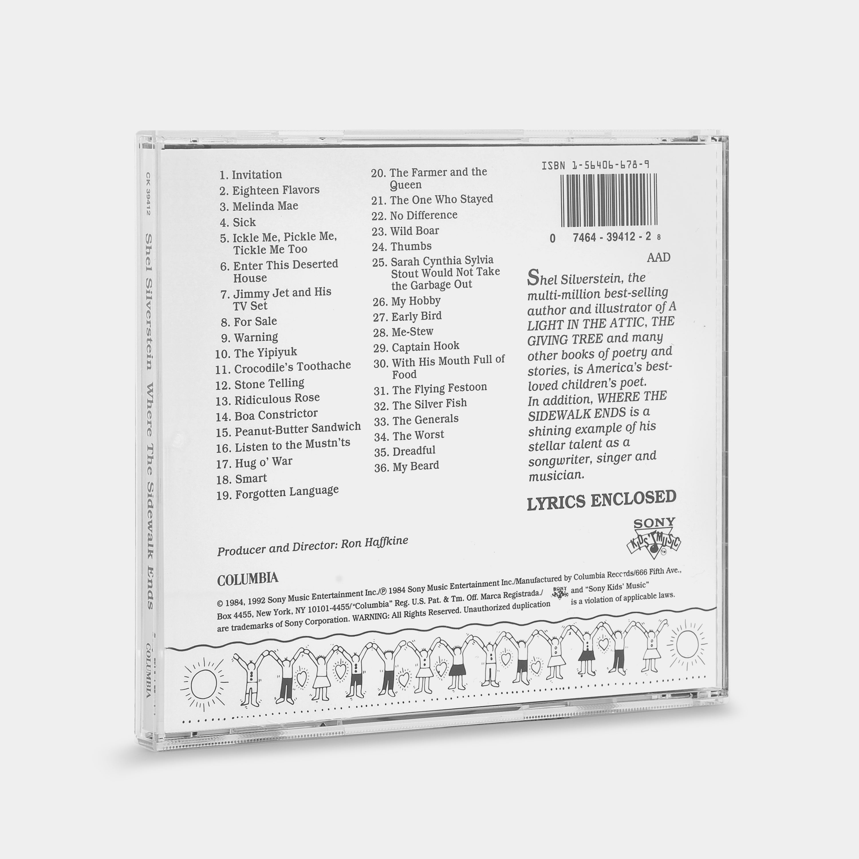 Shel Silverstein - Where The Sidewalk Ends CD