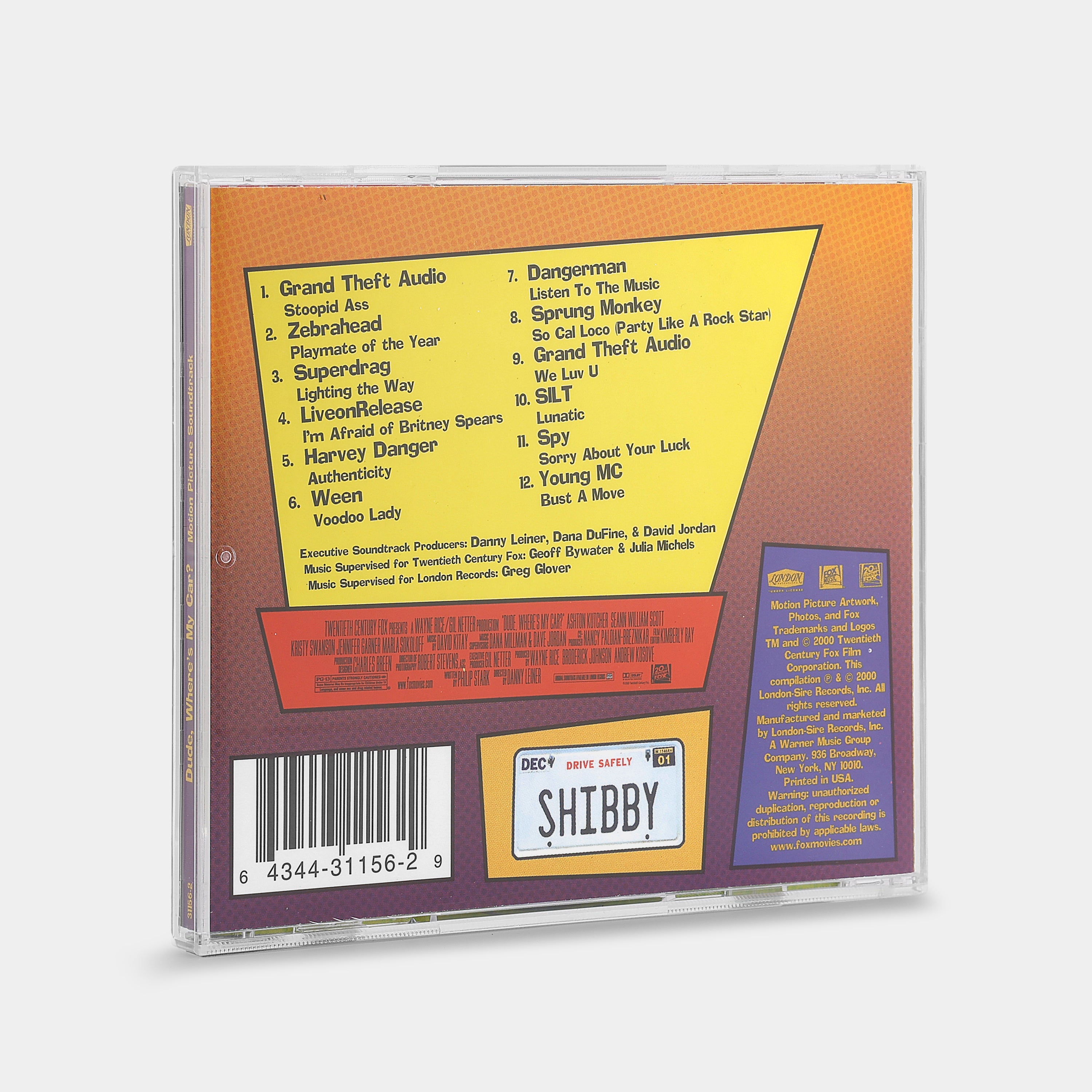Dude, Where's My Car? (Motion Picture Soundtrack) CD