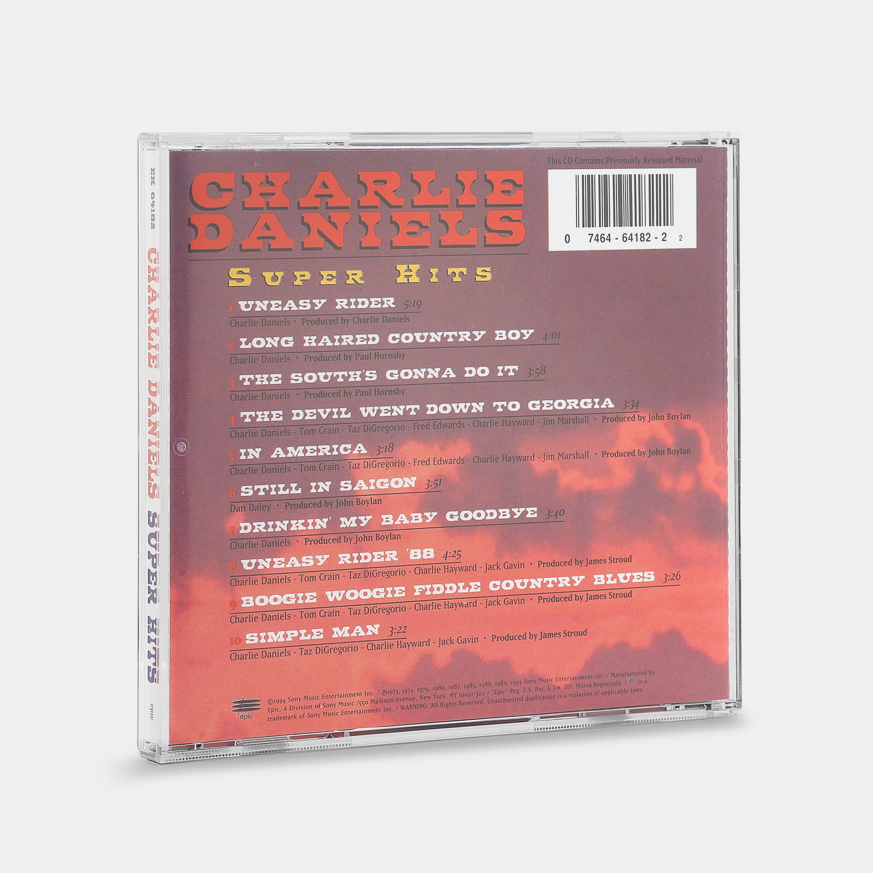 Charlie Daniels - Super Hits CD