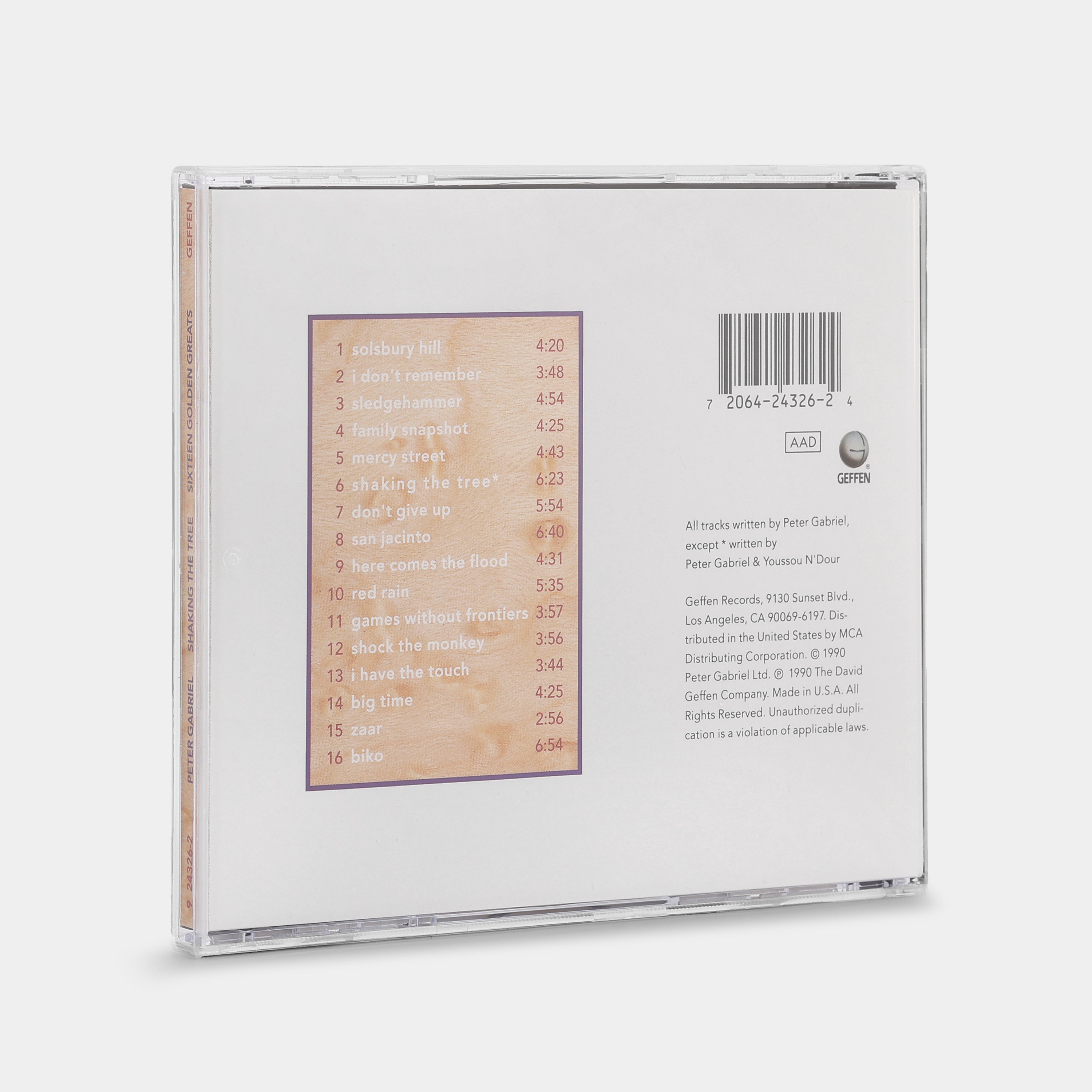 Peter Gabriel - Shaking The Tree: Sixteen Golden Greats CD