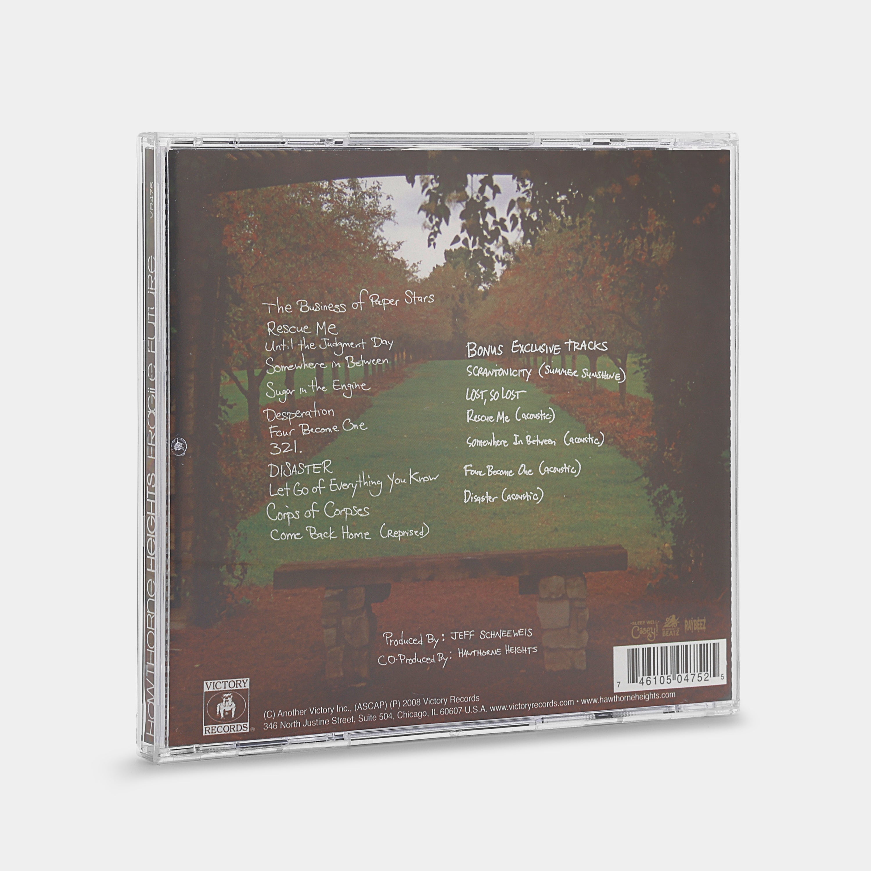 Hawthorne Heights - Fragile Future CD