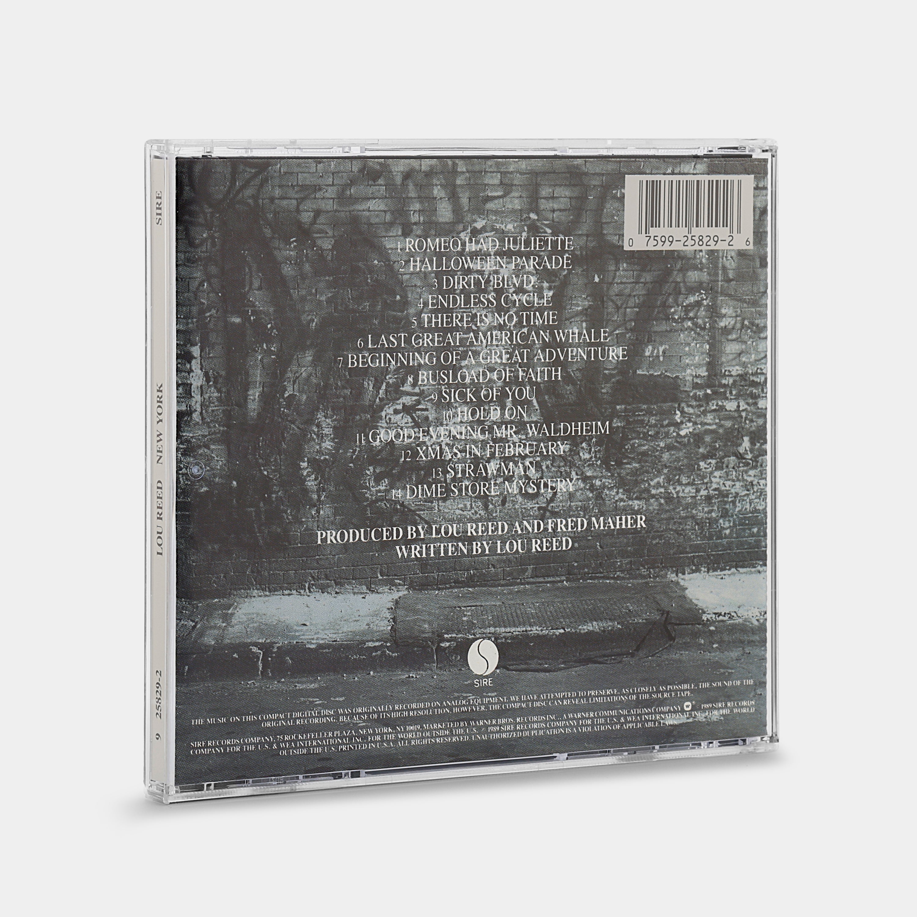 Lou Reed - New York CD
