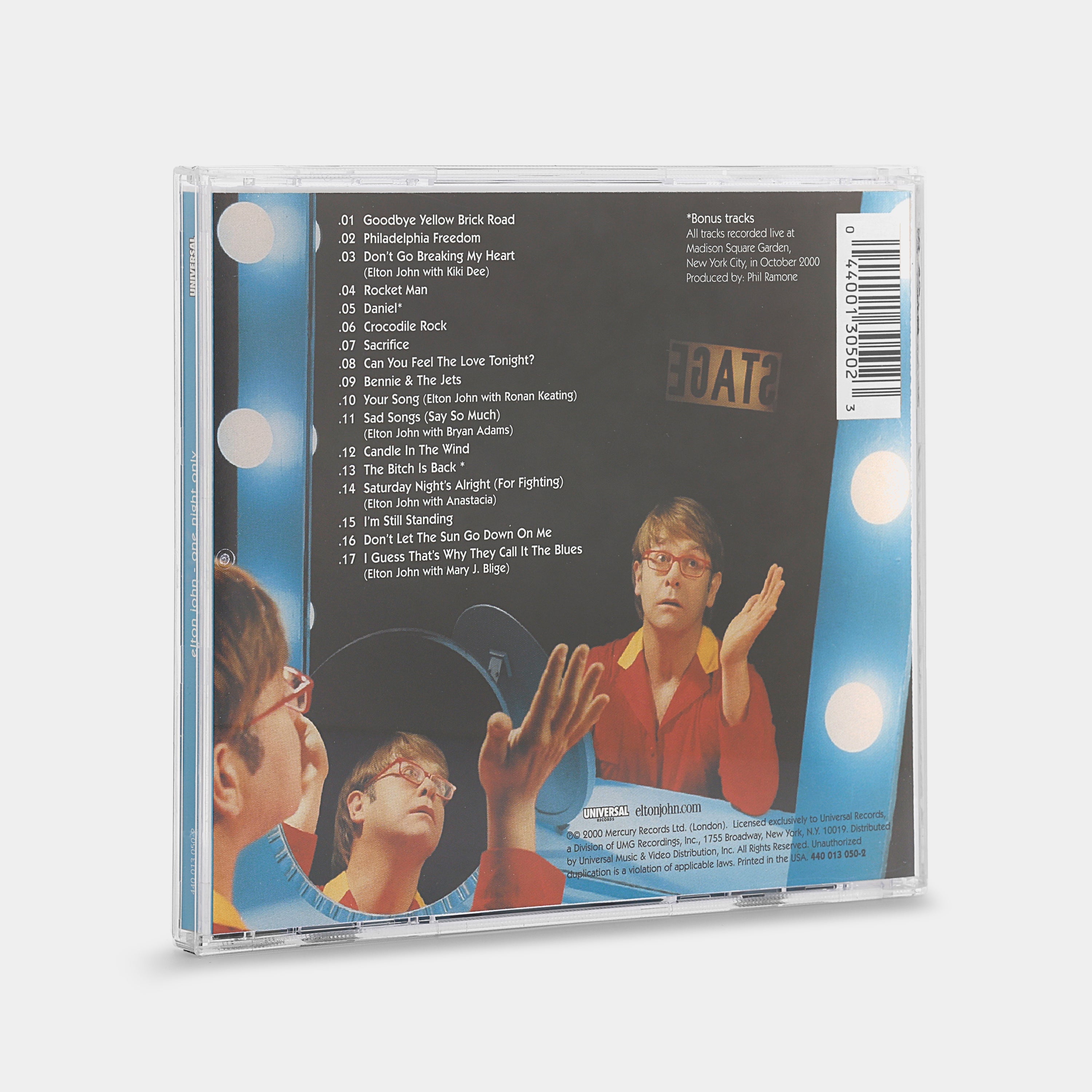 Elton John - One Night Only: The Greatest Hits CD