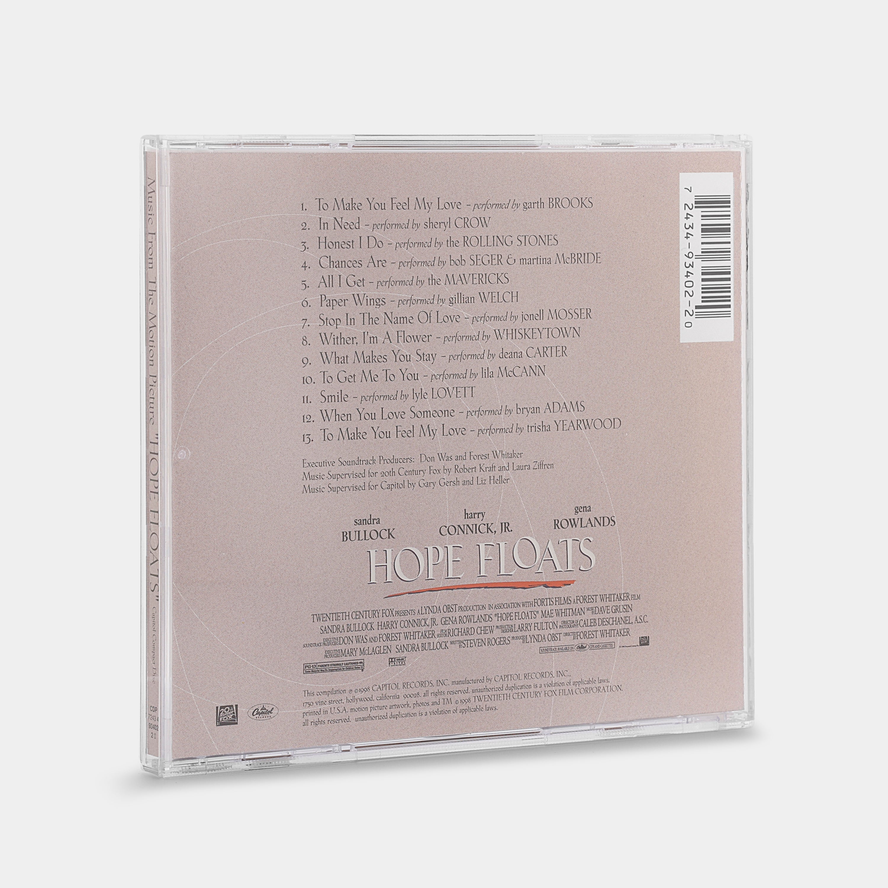 Music From The Motion Picture Hope Floats CD