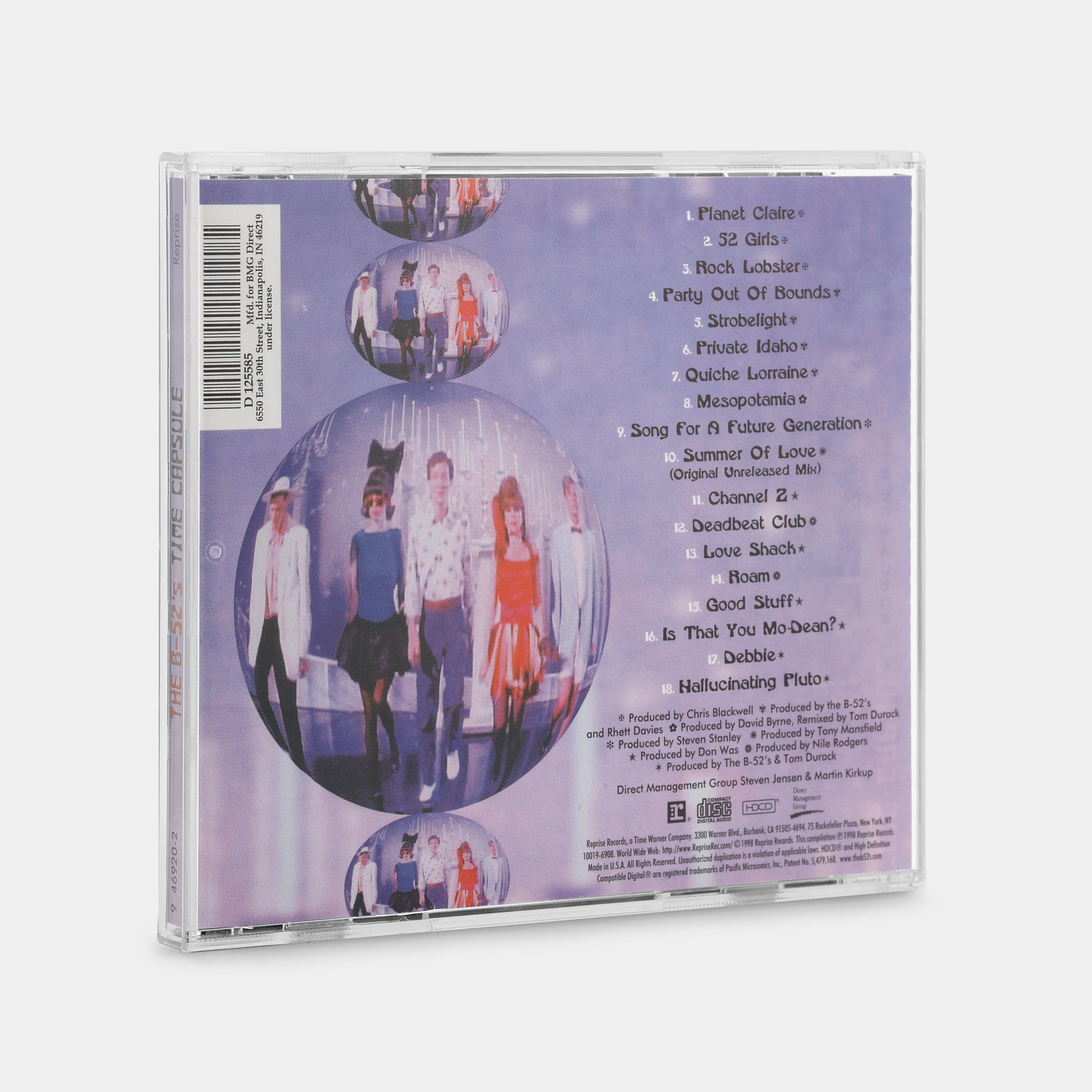 The B-52's - Time Capsule: Songs For A Future Generation CD