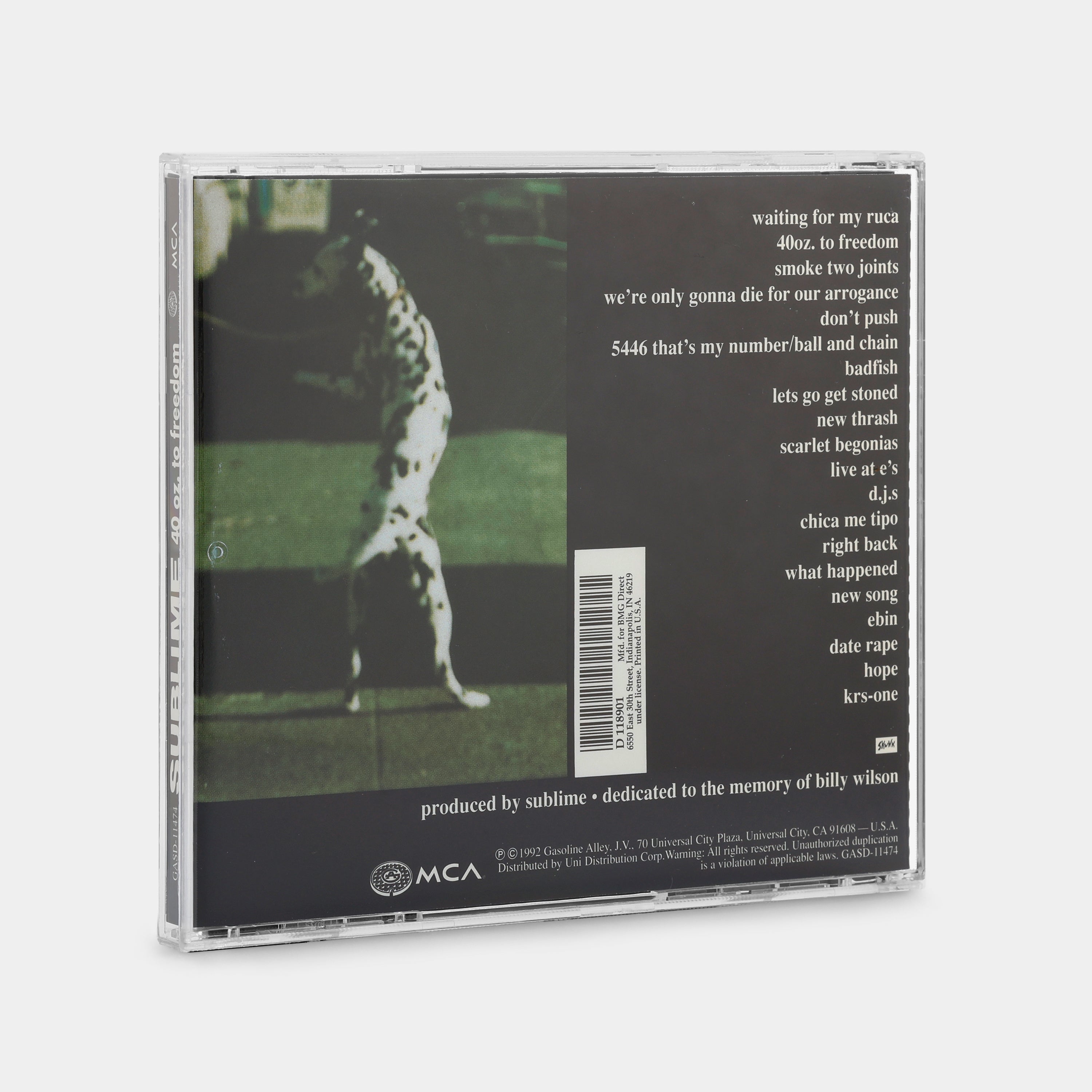 Sublime - 40oz. To Freedom CD
