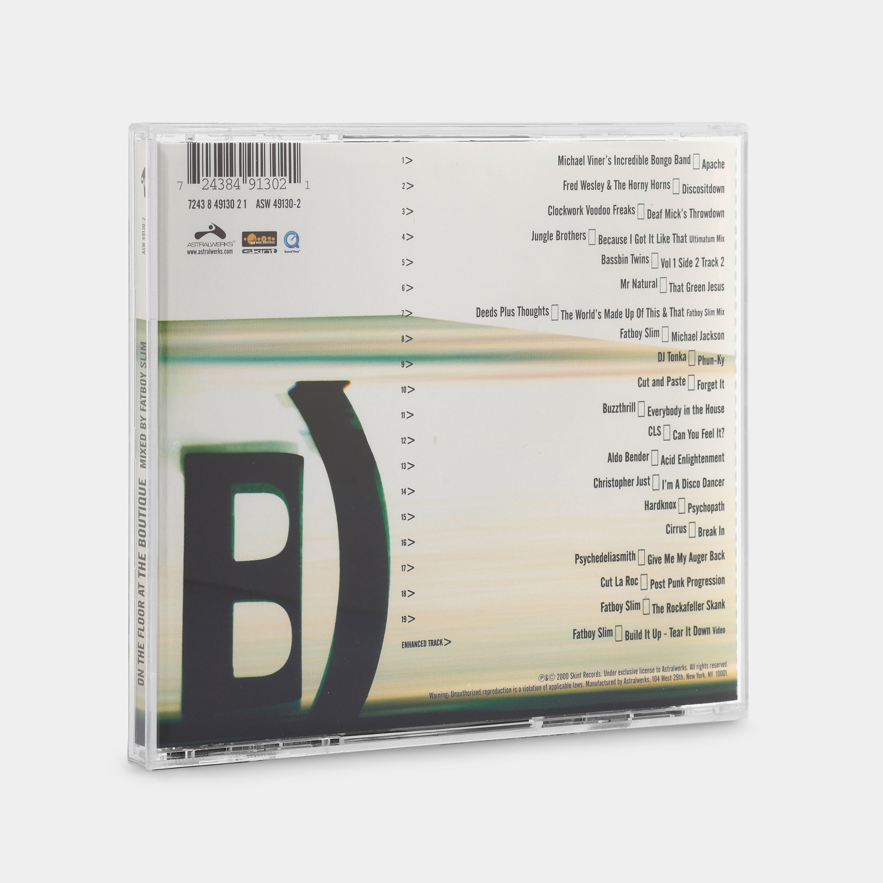 Fatboy Slim - On The Floor At The Boutique CD