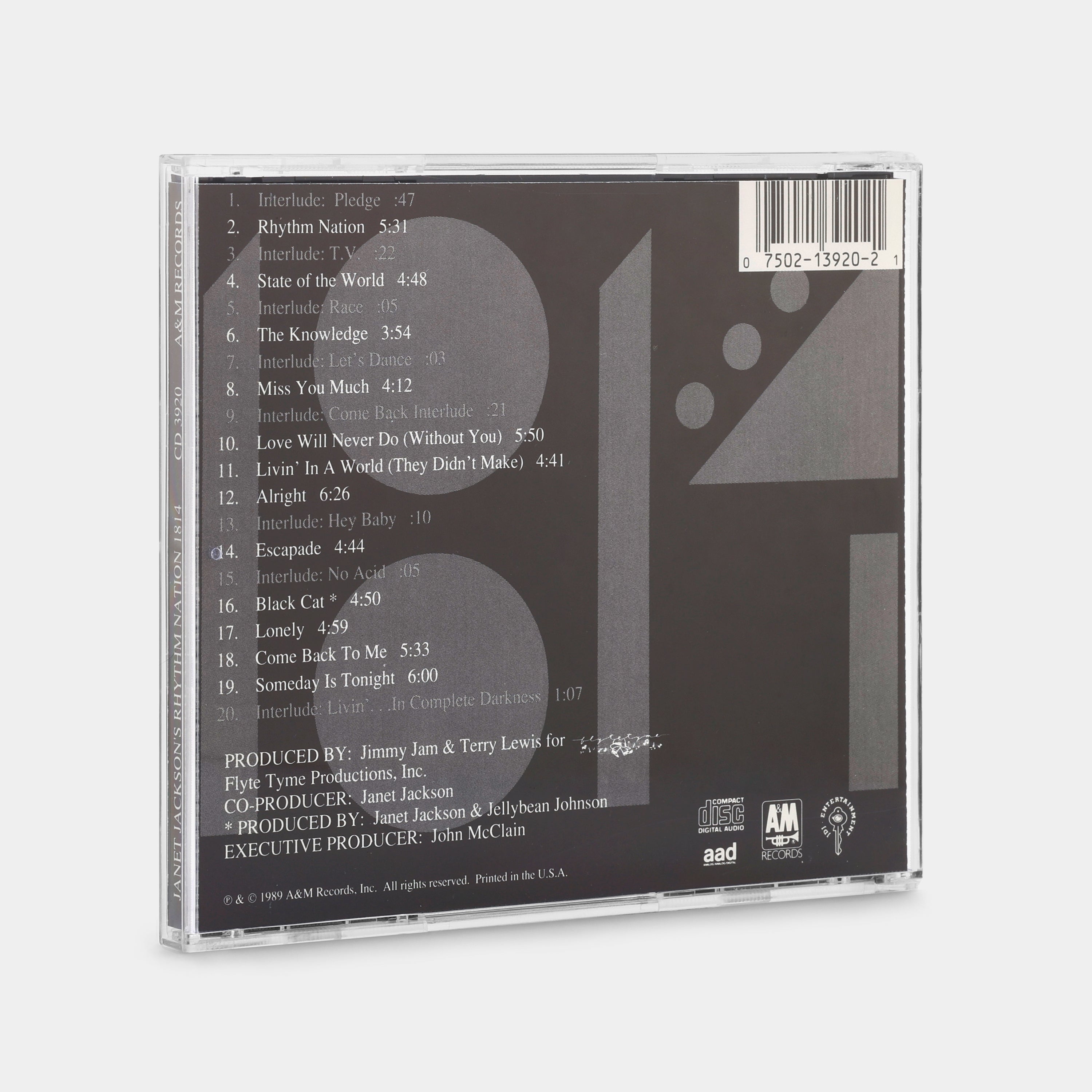 Janet Jackson - Rhythm Nation 1814 CD