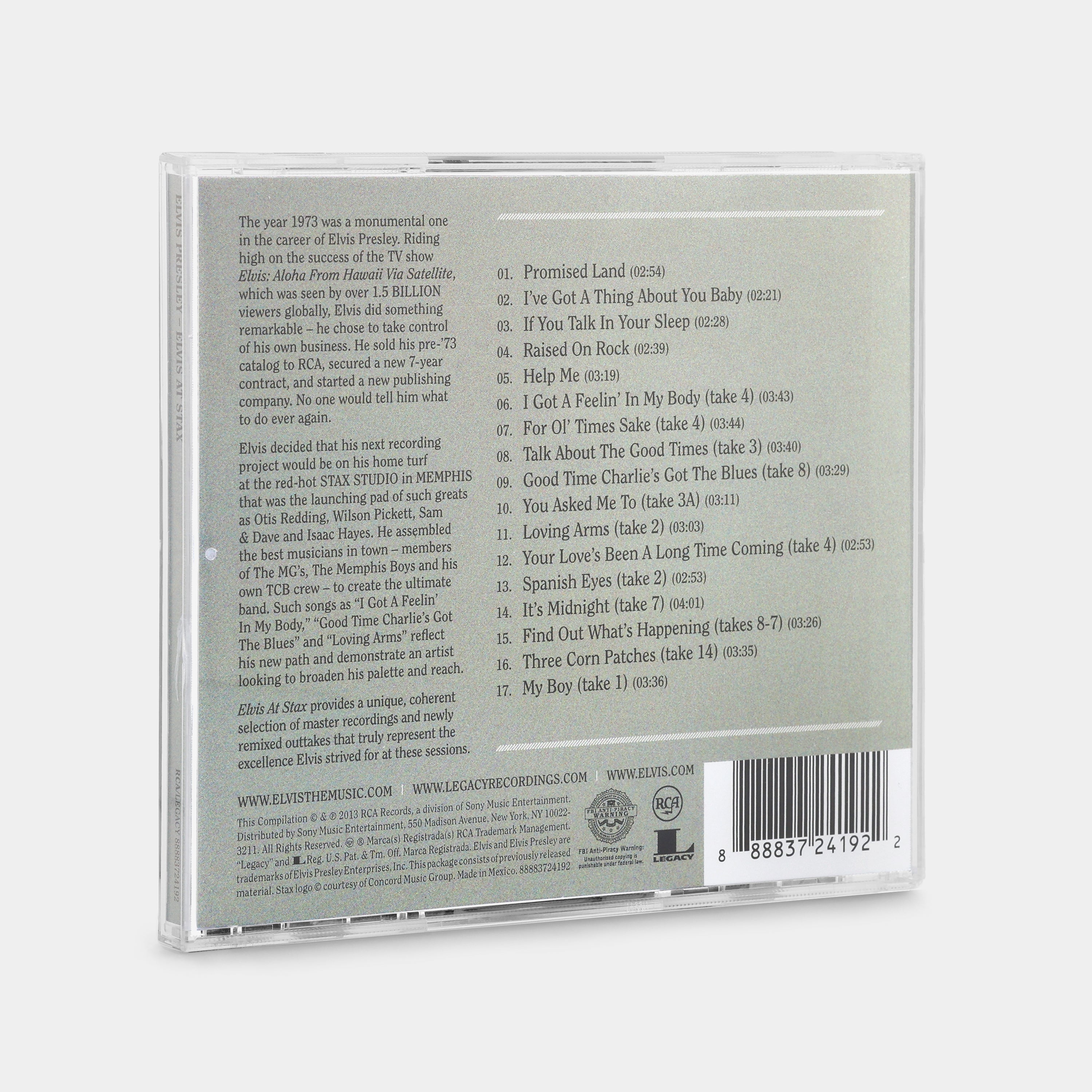 Elvis Presley - Elvis At Stax CD