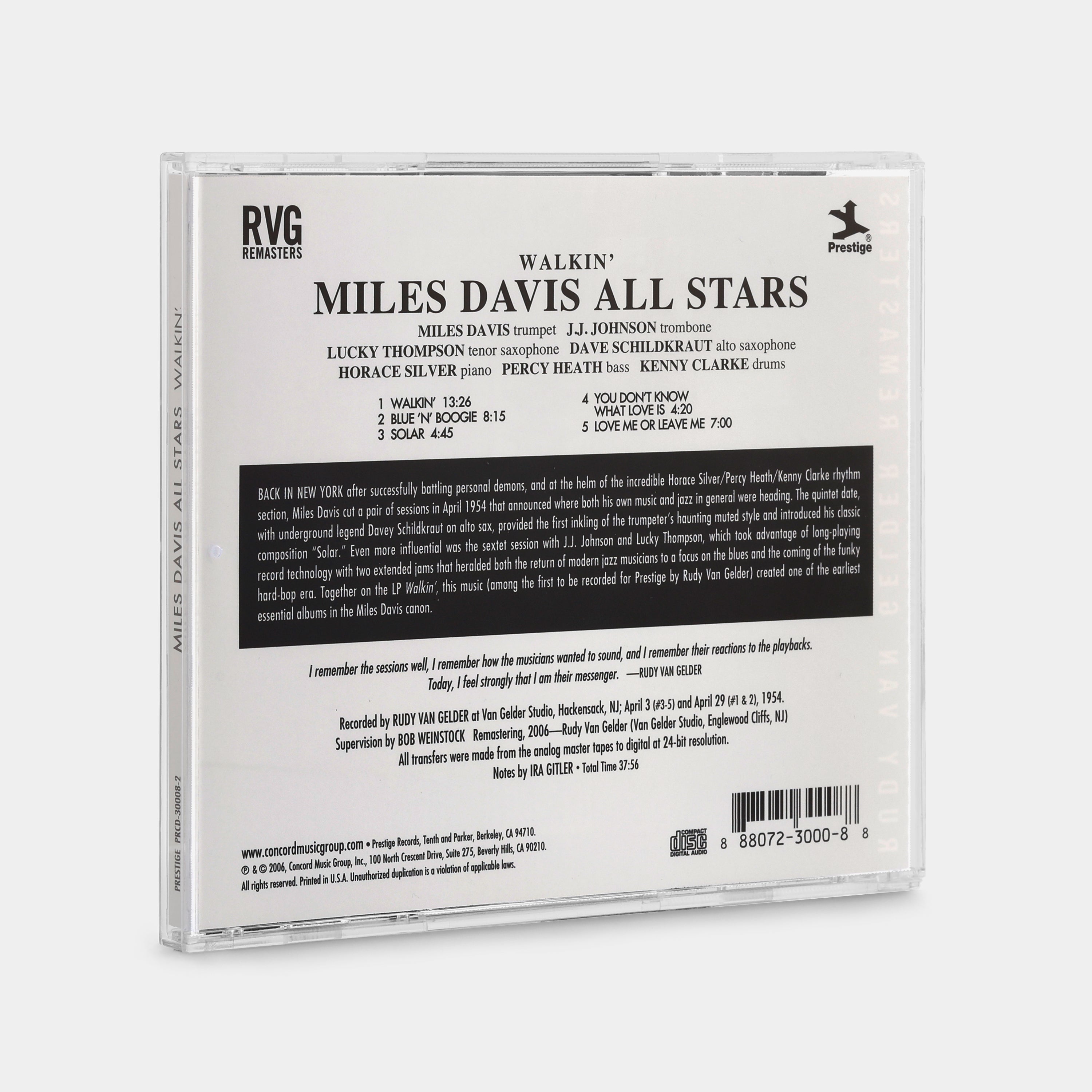 Miles Davis All Stars - Walkin' CD