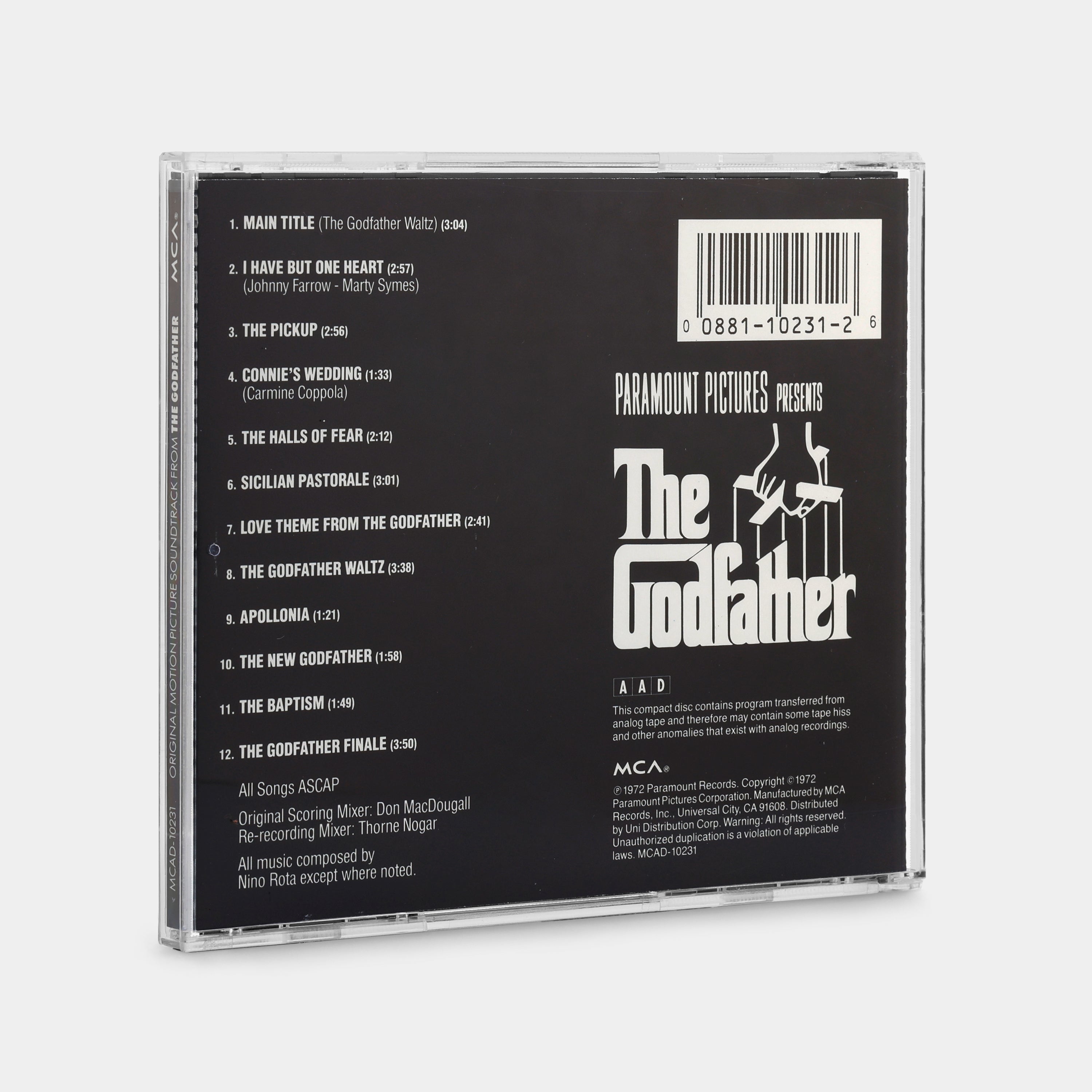 The Godfather (Music From The Original Motion Picture Soundtrack) CD