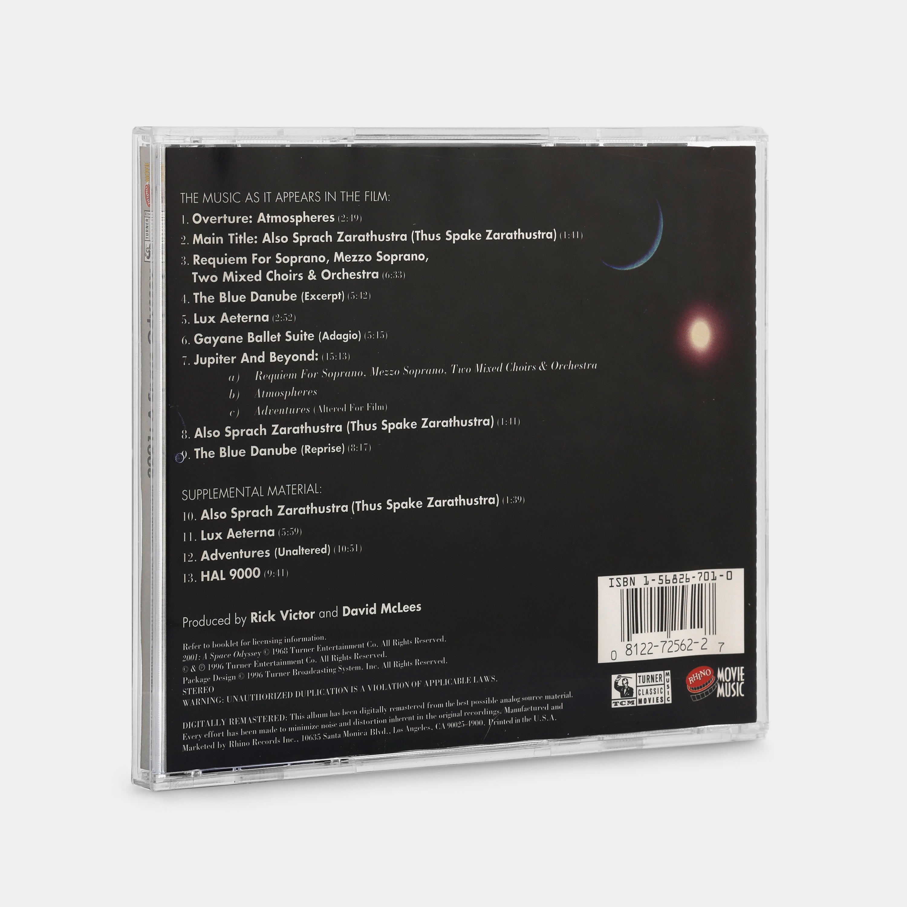 2001: A Space Odyssey (Original Motion Picture Soundtrack) CD